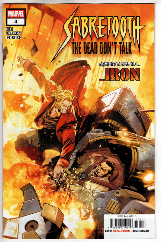 MARVEL PRH COMIC BOOK SABRETOOTH THE DEAD DONT TALK #4 (OF 5)