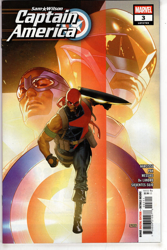 MARVEL PRH COMIC BOOK Sam Wilson Captain America #3 (Of 5)