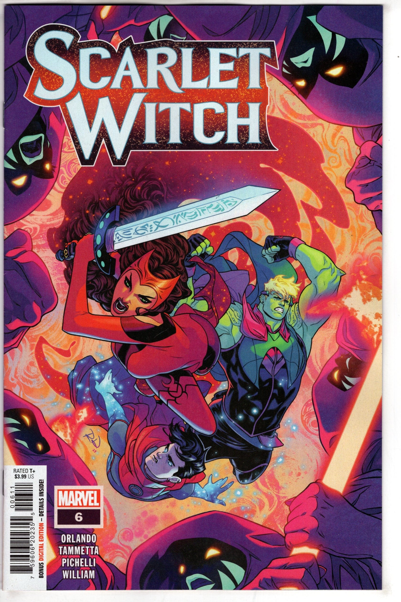 MARVEL PRH COMIC BOOK SCARLET WITCH #6