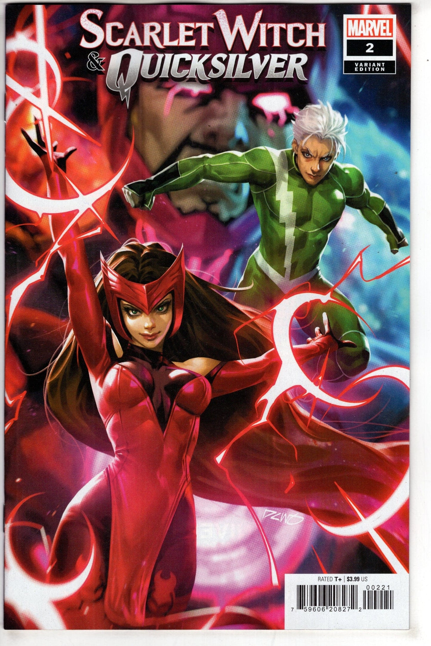 MARVEL PRH COMIC BOOK SCARLET WITCH AND QUICKSILVER #2 DERRICK CHEW VAR