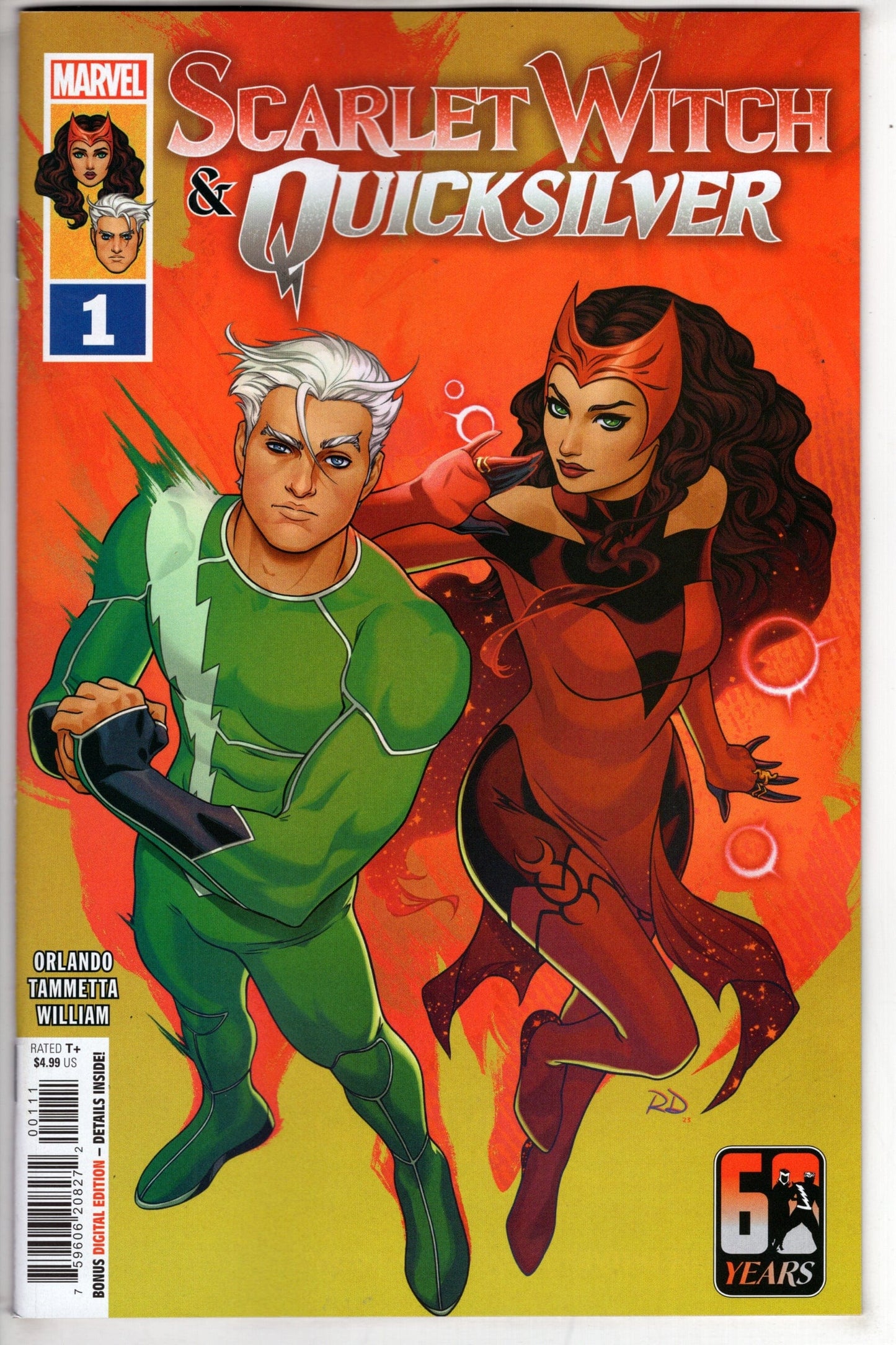 MARVEL PRH COMIC BOOK SCARLET WITCH QUICKSILVER #1