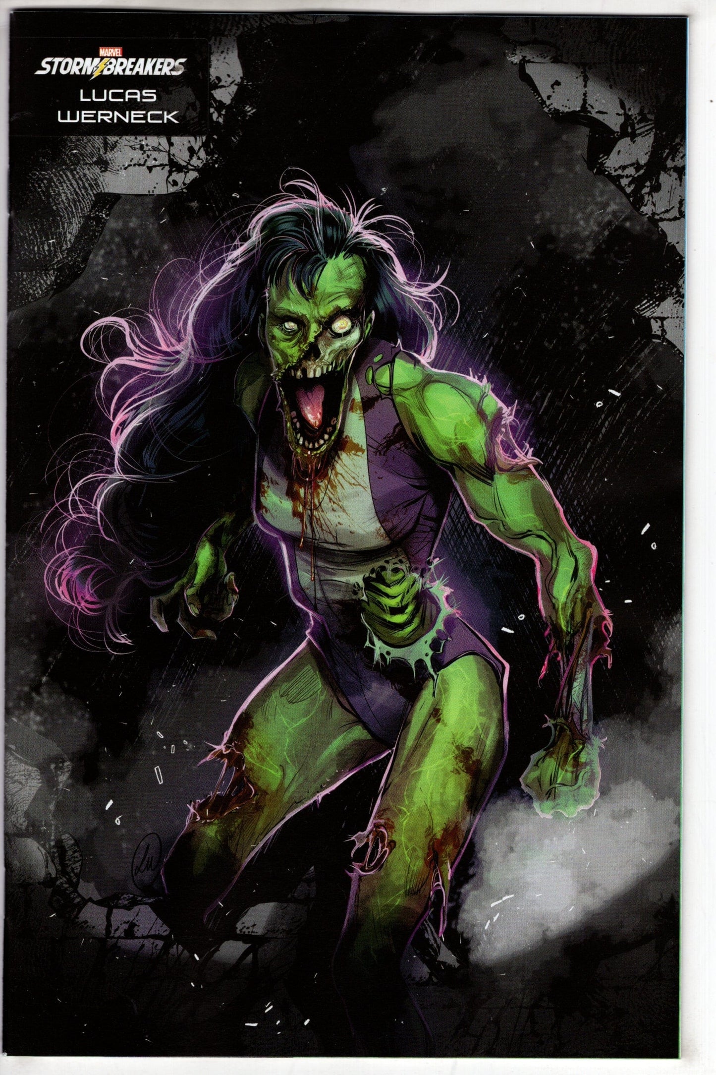 MARVEL PRH COMIC BOOK SENSATIONAL SHE-HULK #1 LUCAS WERNECK STORMBREAKERS VAR