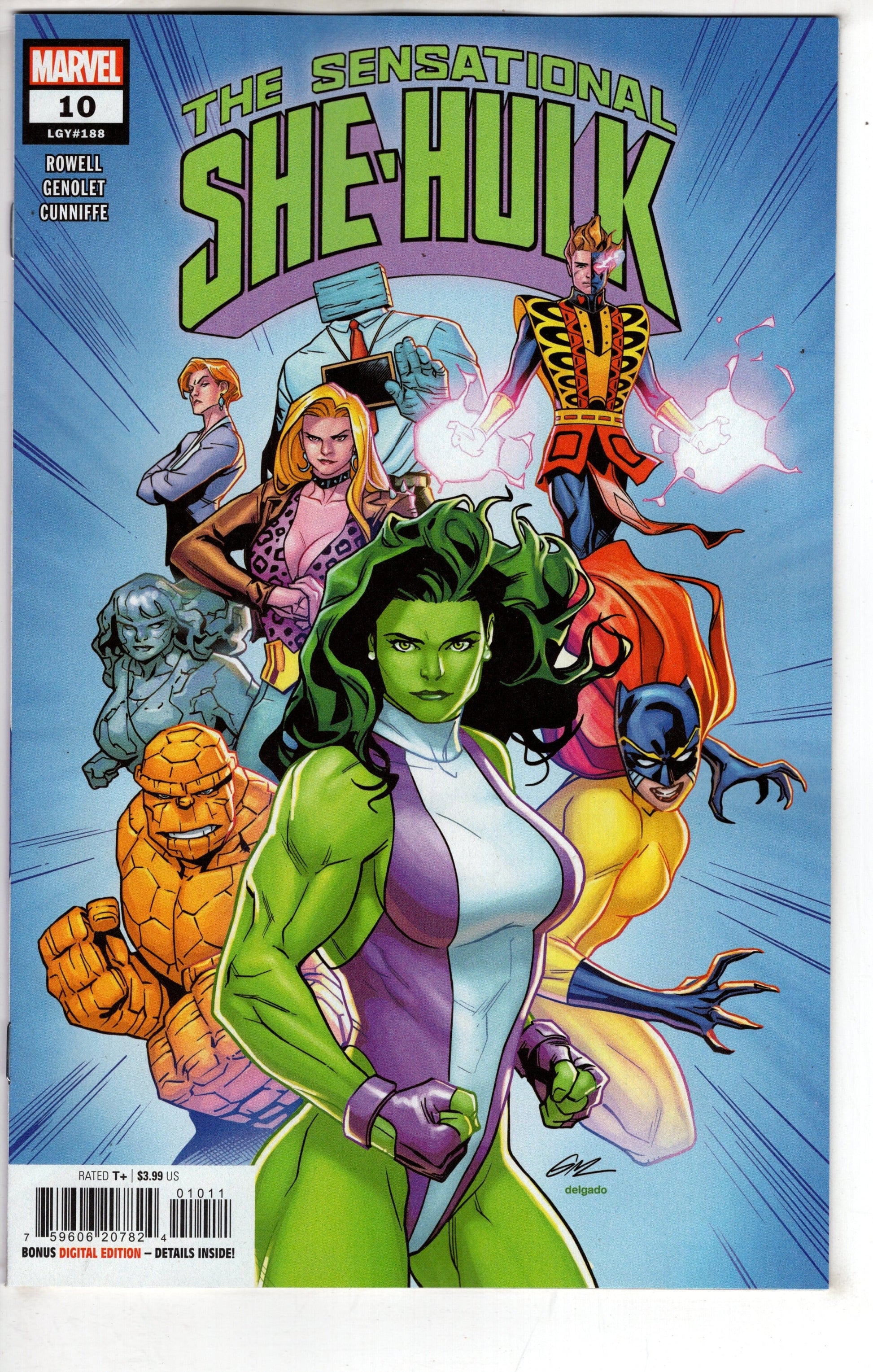 MARVEL PRH COMIC BOOK SENSATIONAL SHE-HULK #10