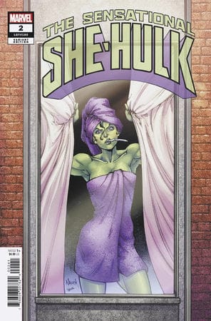 MARVEL PRH COMIC BOOK SENSATIONAL SHE-HULK 2 TODD NAUCK WINDOWSHADES VARIANT (VF/NM)