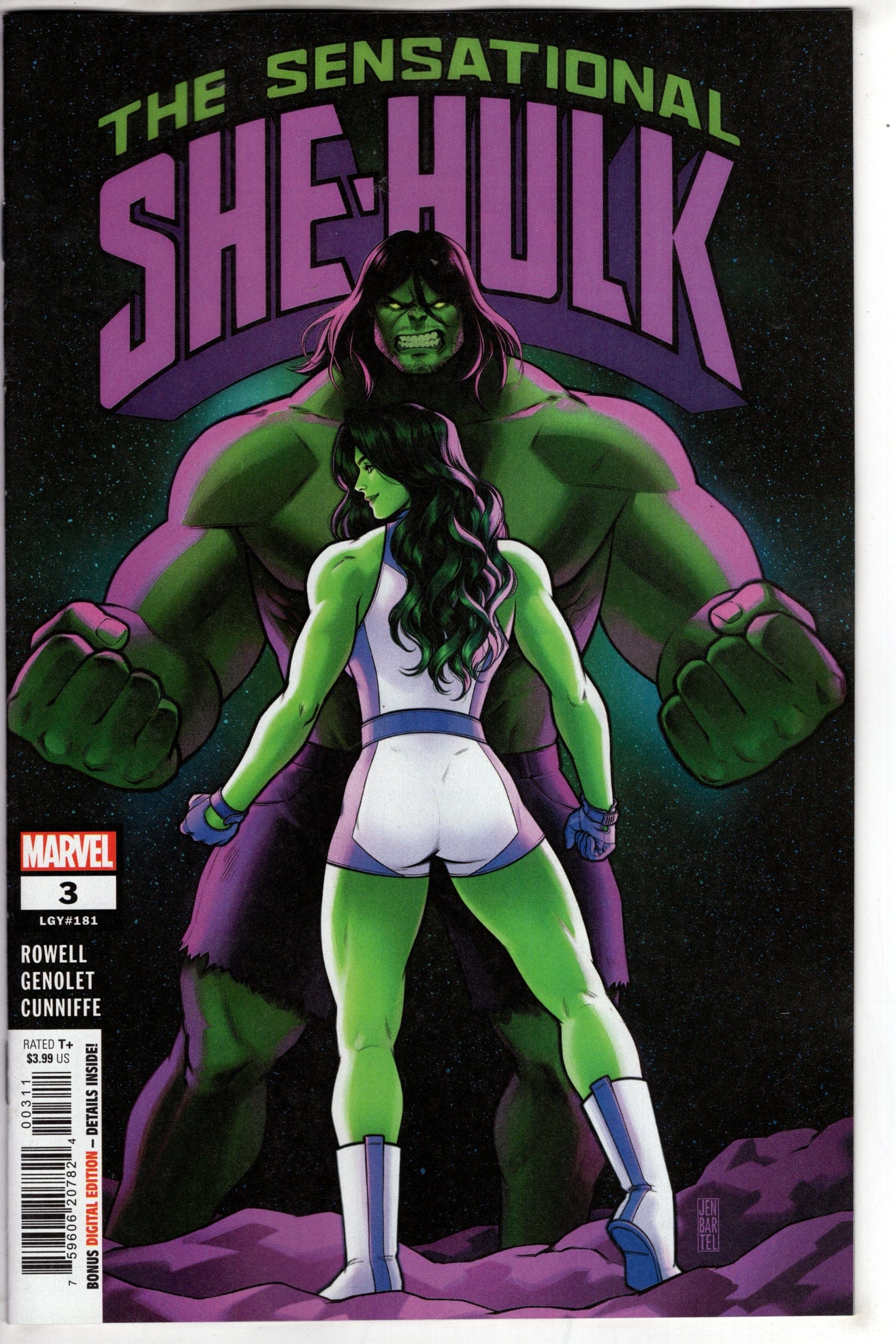 MARVEL PRH COMIC BOOK SENSATIONAL SHE-HULK #3