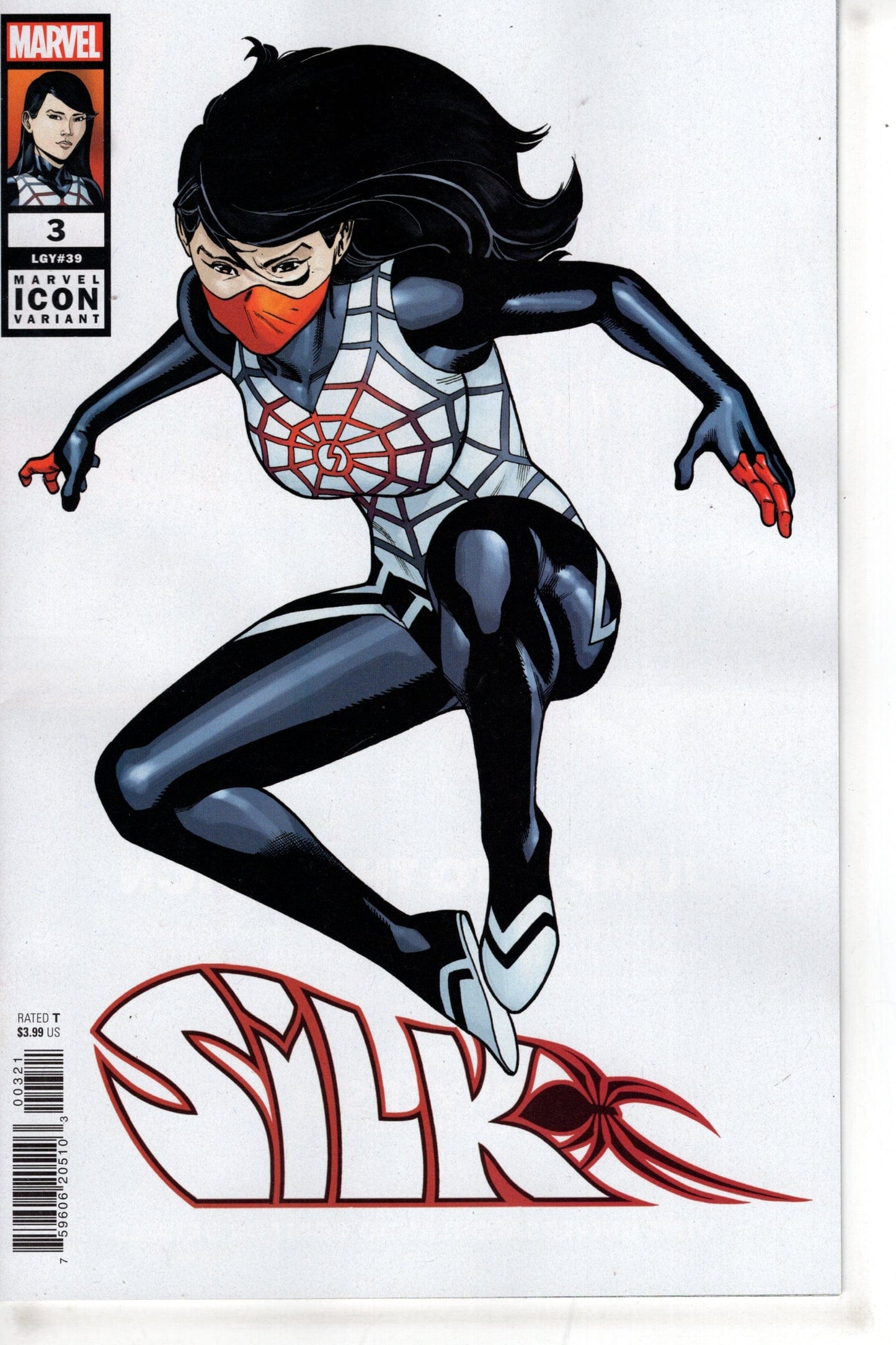 MARVEL PRH COMIC BOOK SILK #3 (OF 5) JAVIER GARRON MARVEL ICON VAR