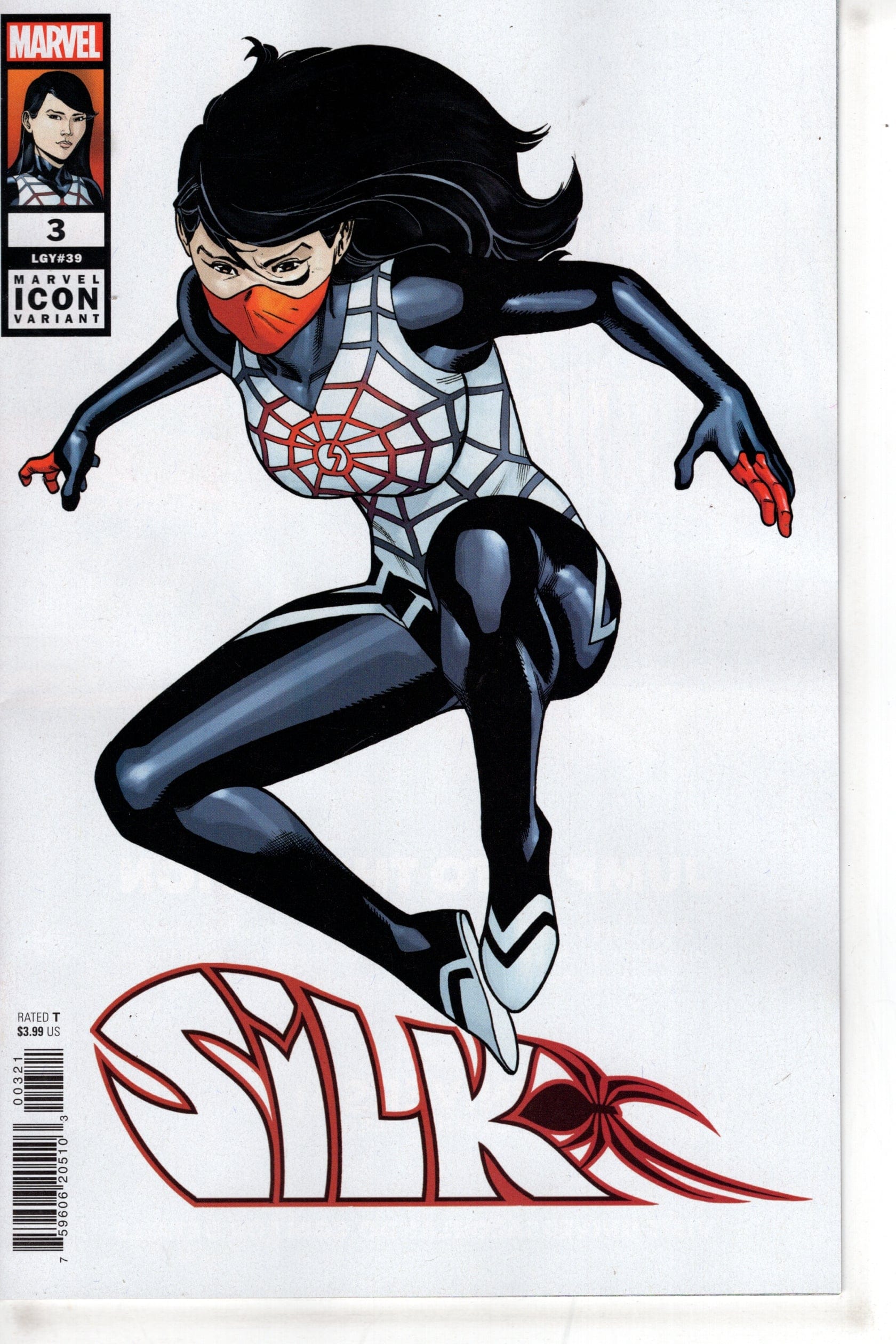 MARVEL PRH COMIC BOOK SILK #3 (OF 5) JAVIER GARRON MARVEL ICON VAR