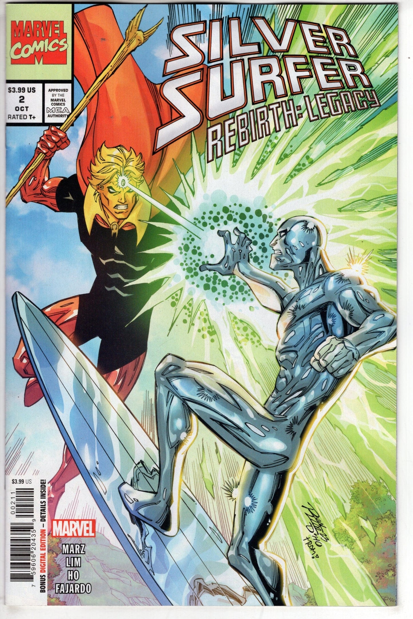 MARVEL PRH COMIC BOOK SILVER SURFER REBIRTH LEGACY #2