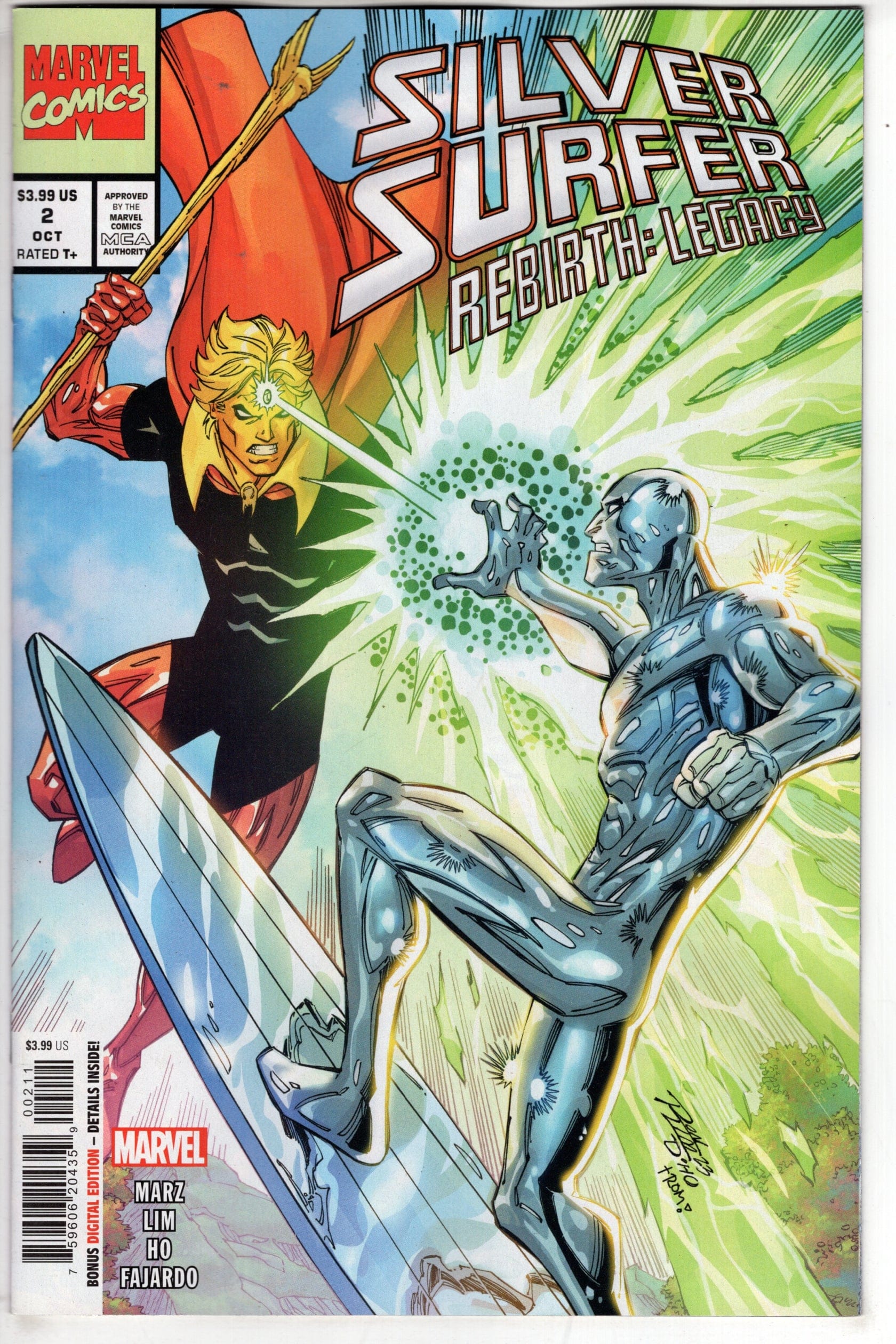 MARVEL PRH COMIC BOOK SILVER SURFER REBIRTH LEGACY #2