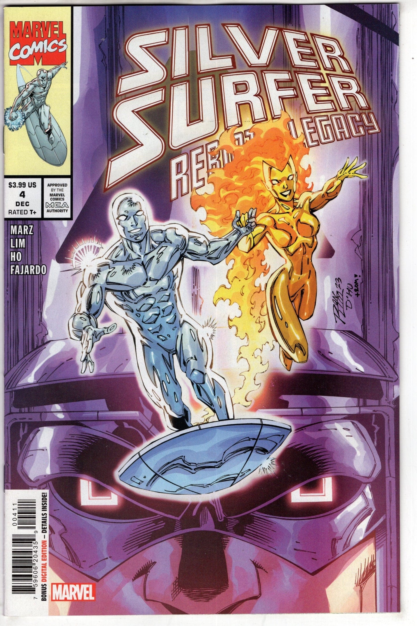 MARVEL PRH COMIC BOOK SILVER SURFER REBIRTH LEGACY #4