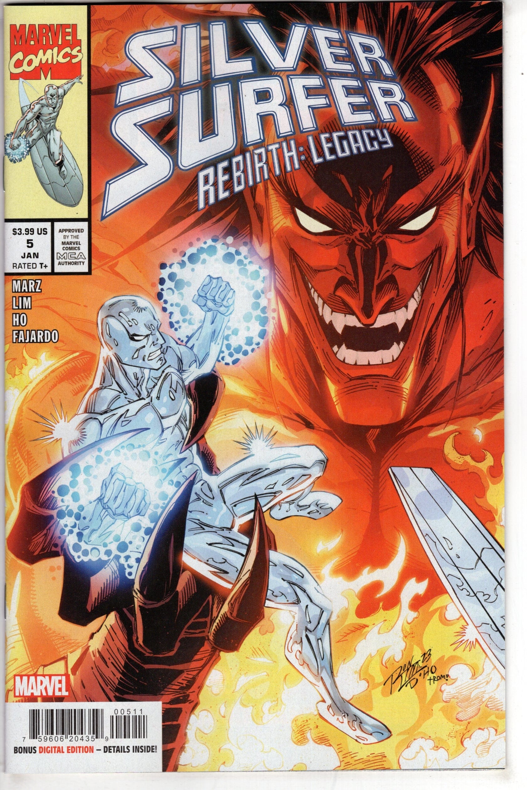 MARVEL PRH COMIC BOOK SILVER SURFER REBIRTH LEGACY #5