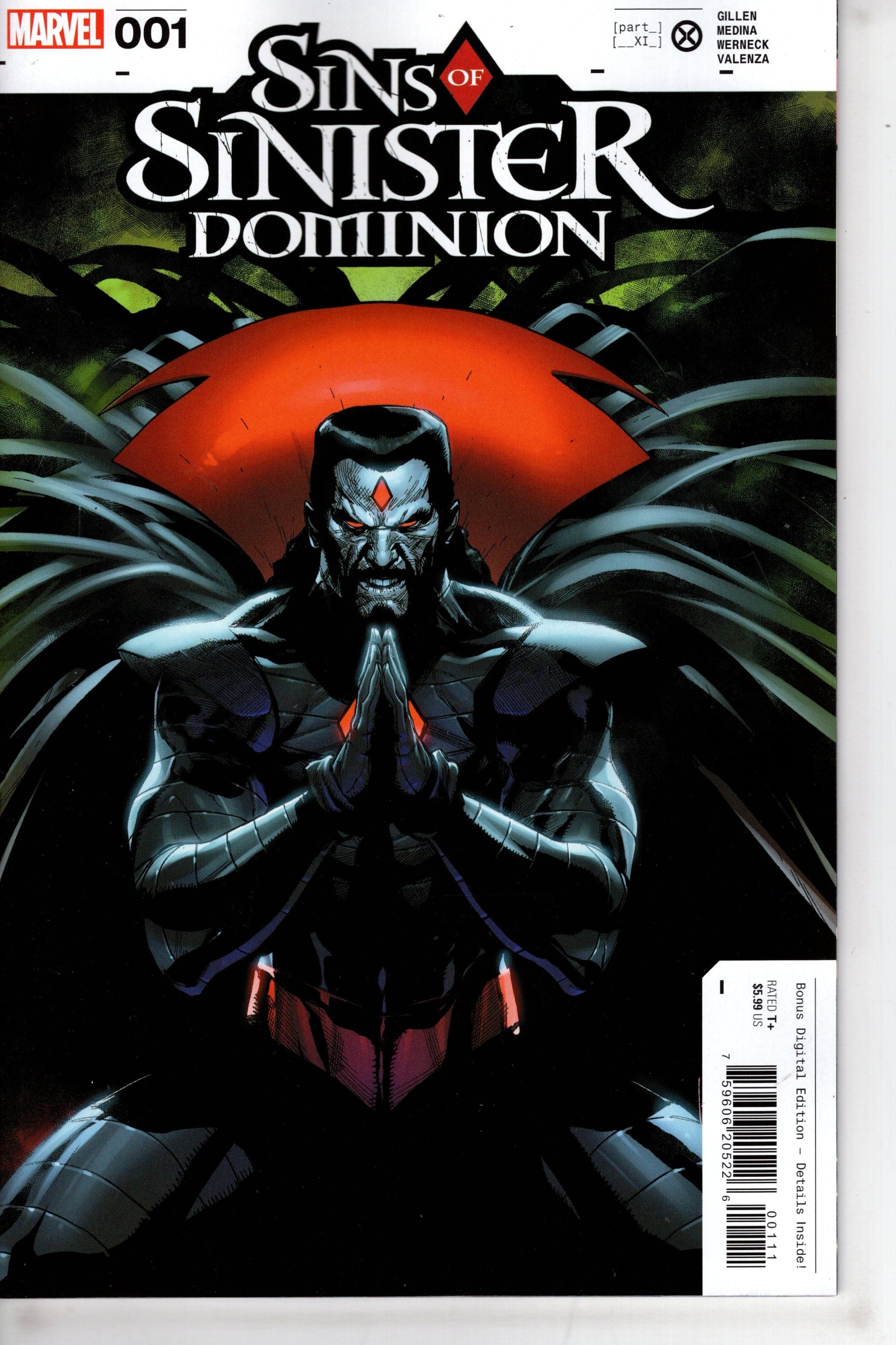 MARVEL PRH COMIC BOOK SINS OF SINISTER DOMINION #1