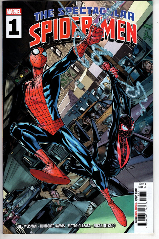 MARVEL PRH COMIC BOOK SPECTACULAR SPIDER-MEN #1