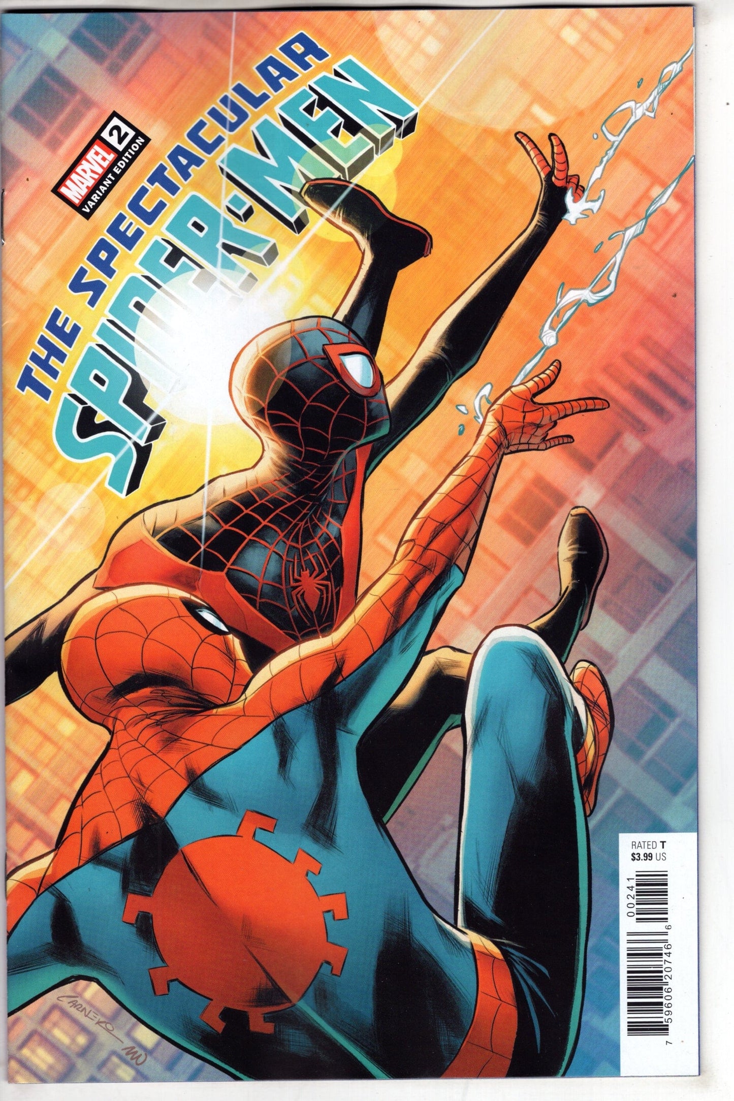 MARVEL PRH COMIC BOOK SPECTACULAR SPIDER-MEN #2 CARMEN CARNERO VARIANT