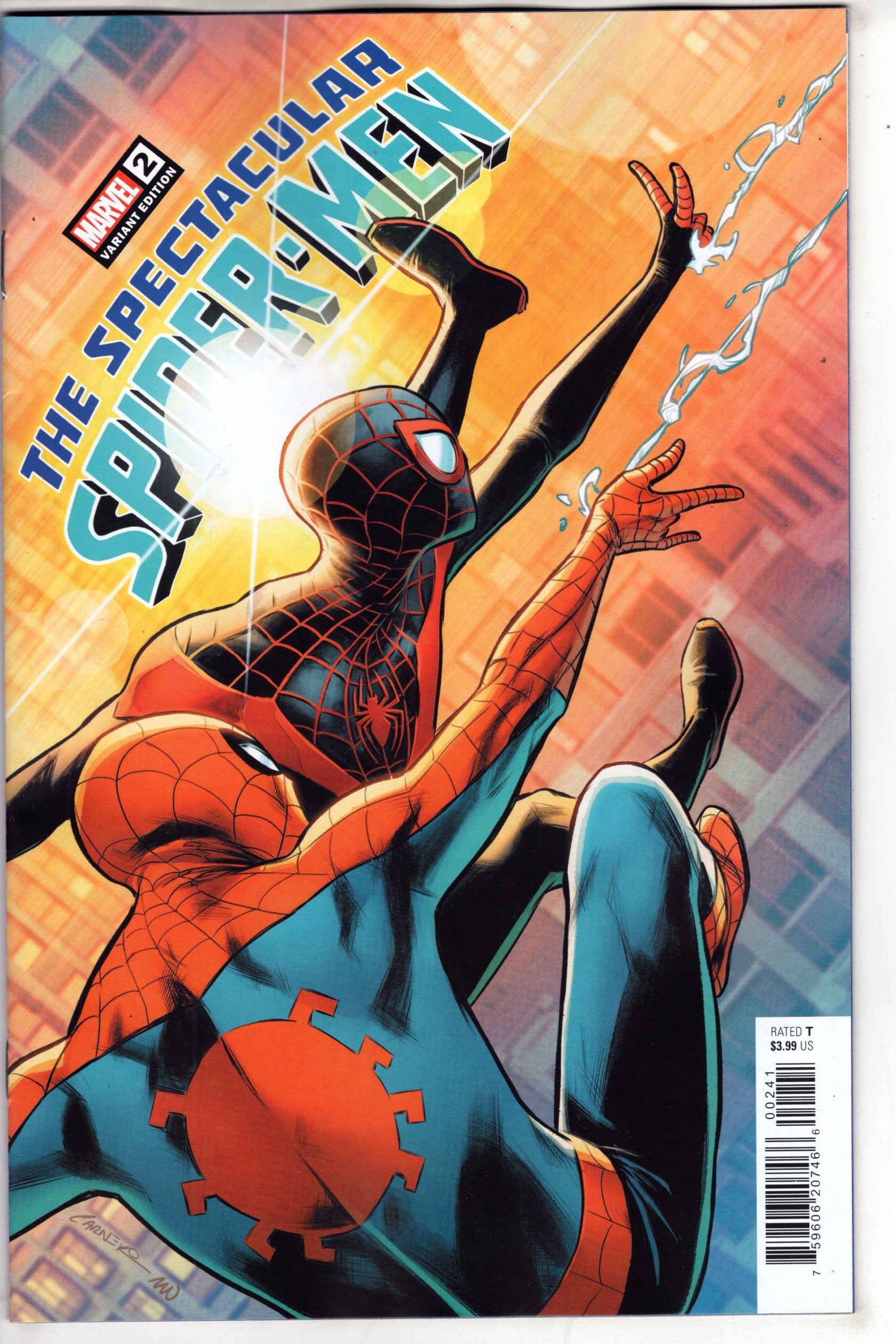 MARVEL PRH COMIC BOOK SPECTACULAR SPIDER-MEN #2 CARMEN CARNERO VARIANT