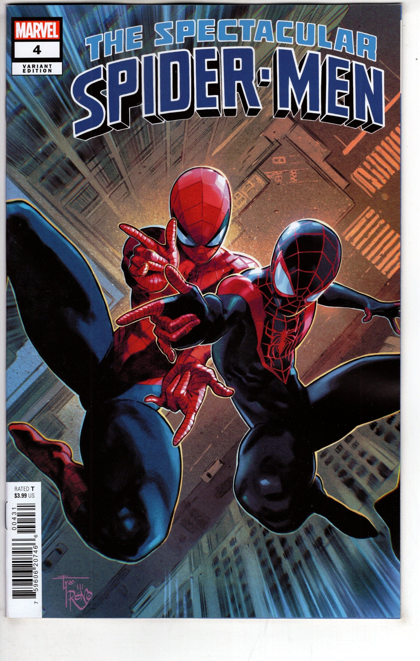 MARVEL PRH COMIC BOOK SPECTACULAR SPIDER-MEN #4 FRANCESCO MOBILI VARIANT