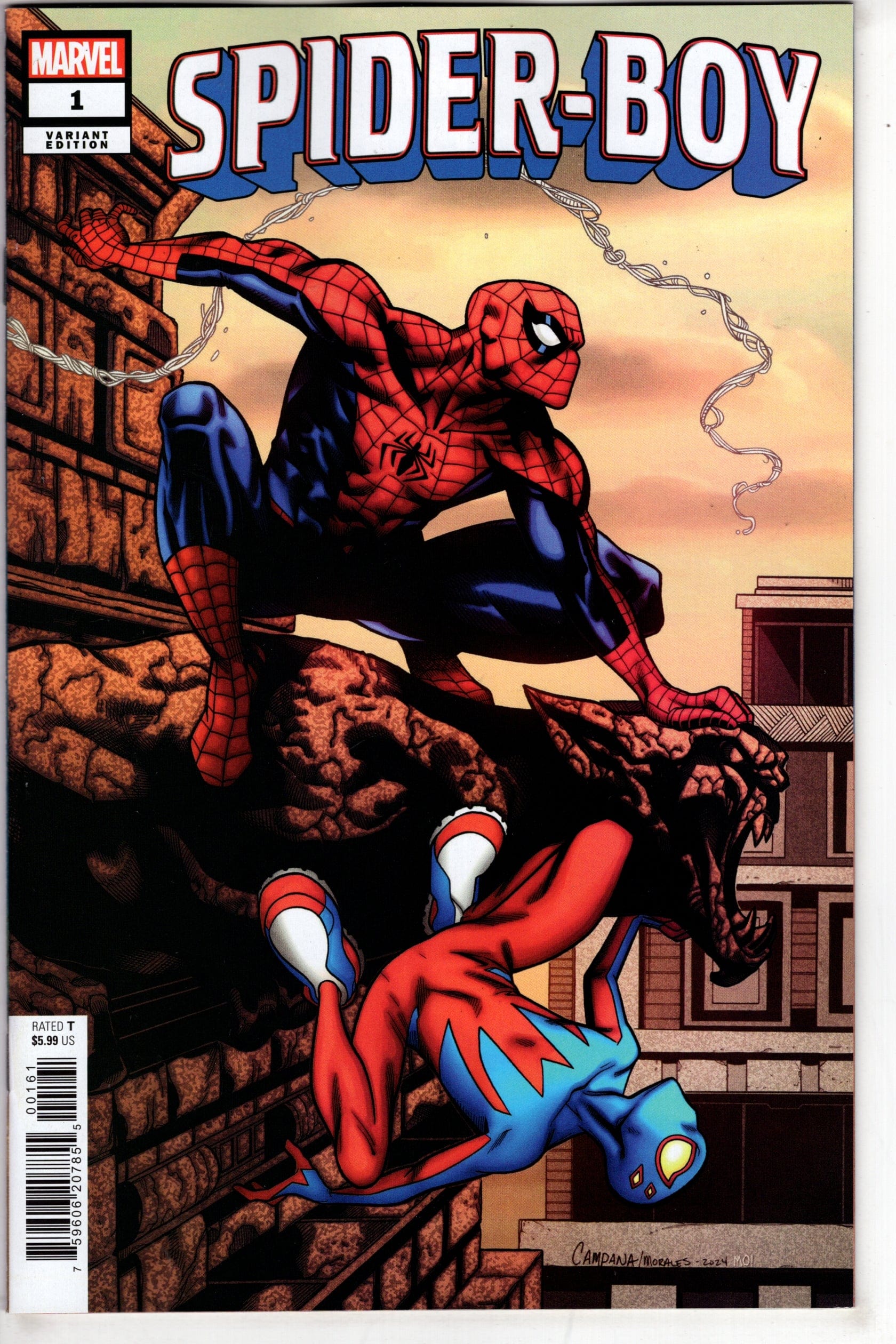 MARVEL PRH COMIC BOOK SPIDER-BOY #1 CHRIS CAMPANA VARIANT