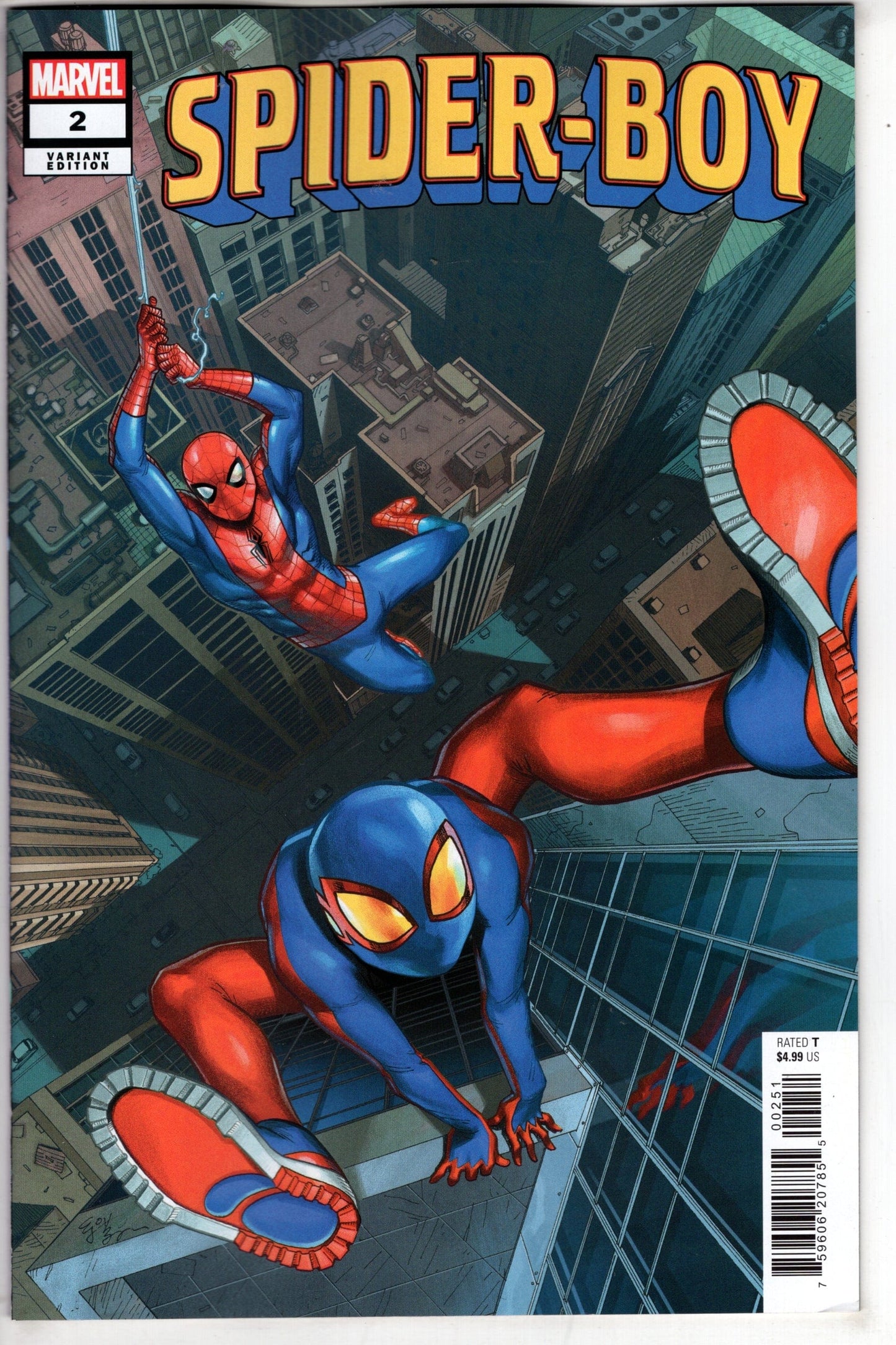 MARVEL PRH COMIC BOOK SPIDER-BOY #2 E.J. SU VAR