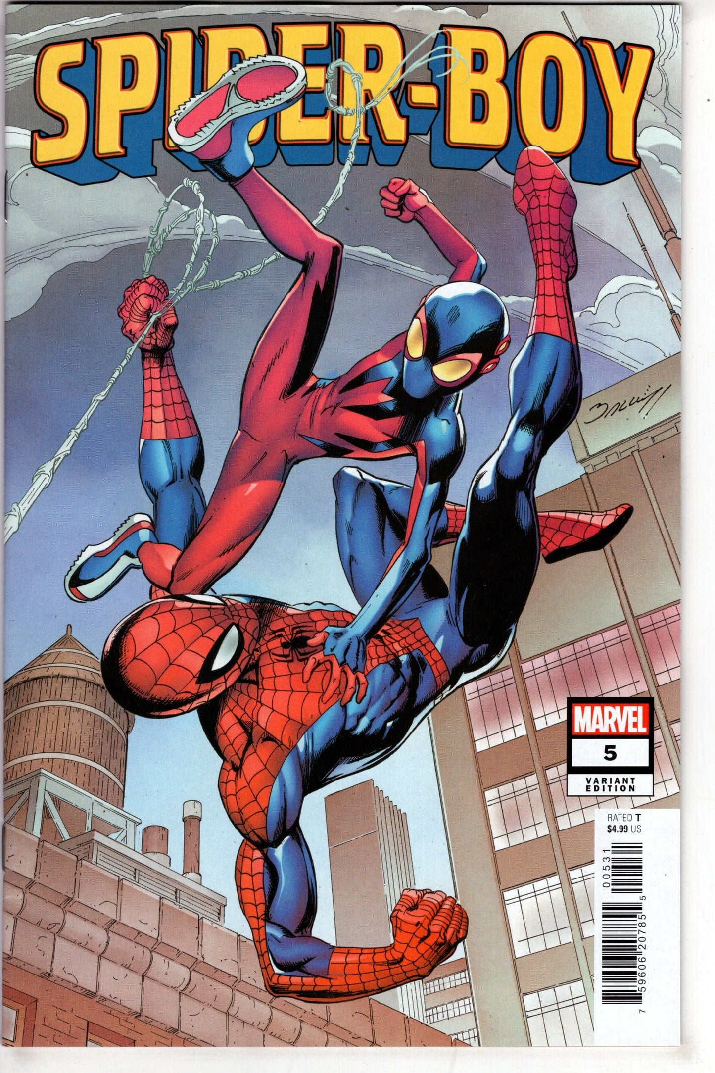 MARVEL PRH COMIC BOOK SPIDER-BOY #5 MARK BAGLEY VAR