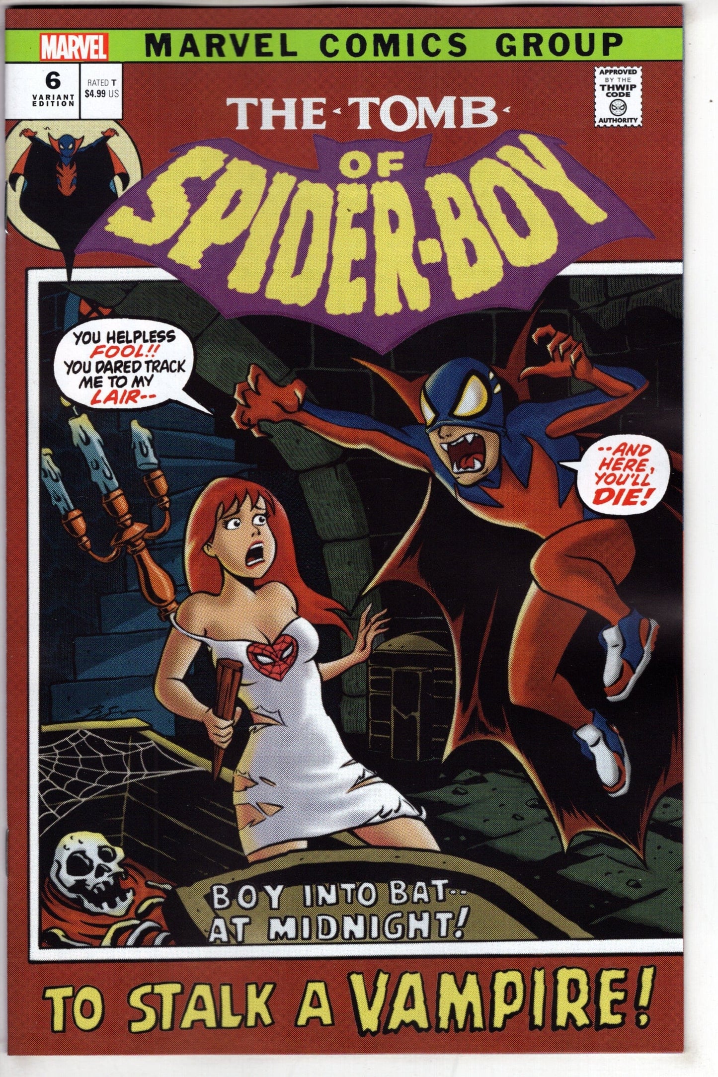 MARVEL PRH COMIC BOOK SPIDER-BOY #6 BEN SU VAMPIRE VARIANT