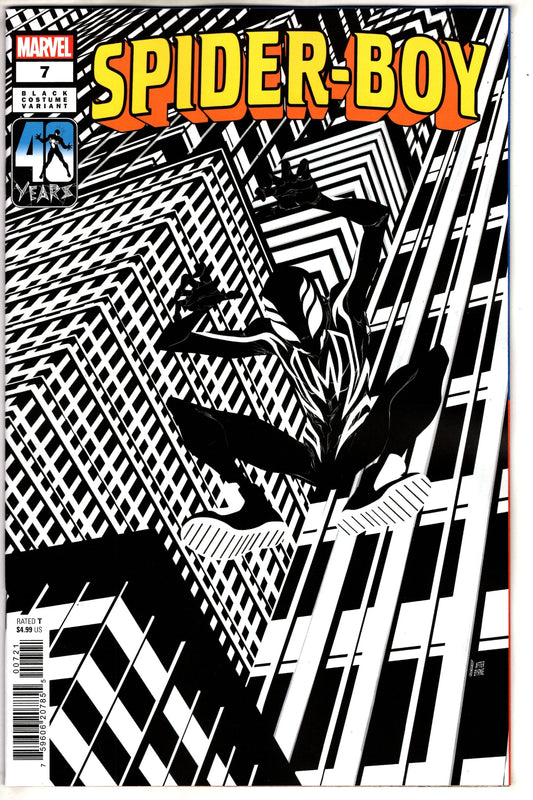 MARVEL PRH COMIC BOOK SPIDER-BOY #7 DAVID BALDEON BLACK COSTUME VAR