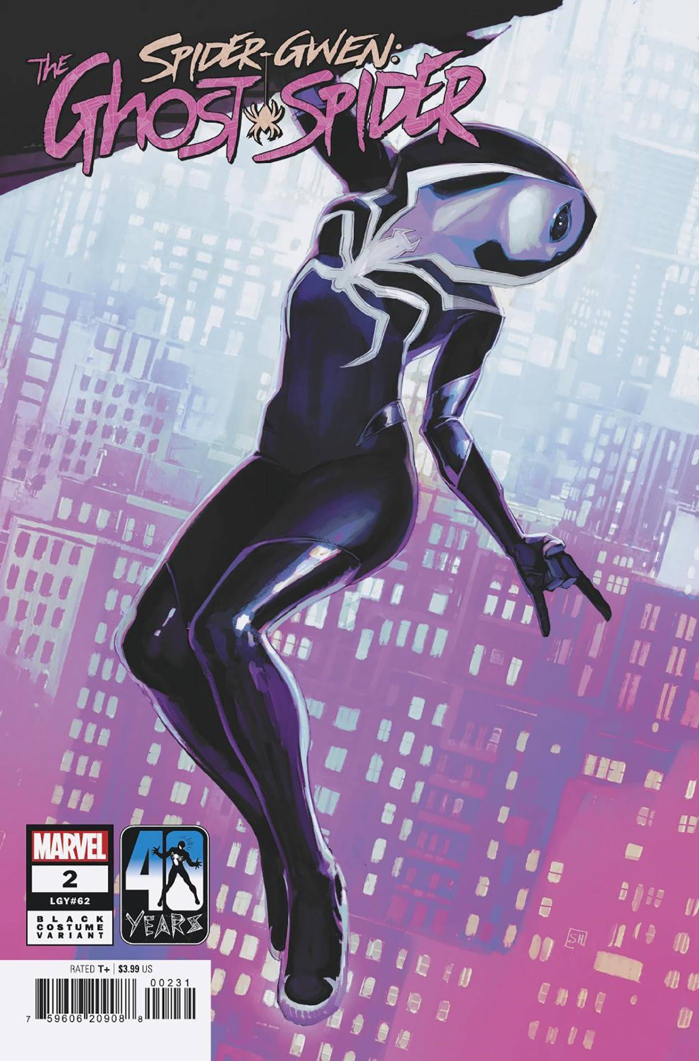 MARVEL PRH COMIC BOOK SPIDER-GWEN GHOST-SPIDER #2 STEPHANIE HANS BLACK COSTUME VARIANT