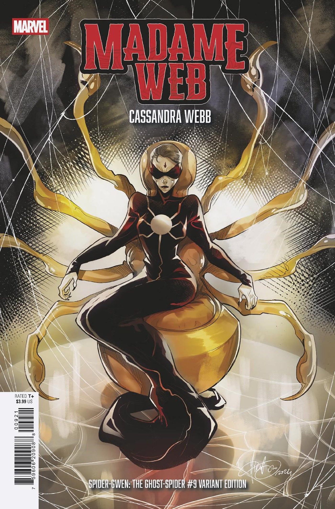 MARVEL PRH COMIC BOOK Spider Gwen: The Ghost Spider #9 Mirka Andolfo Madame Web Variant (VF/NM)