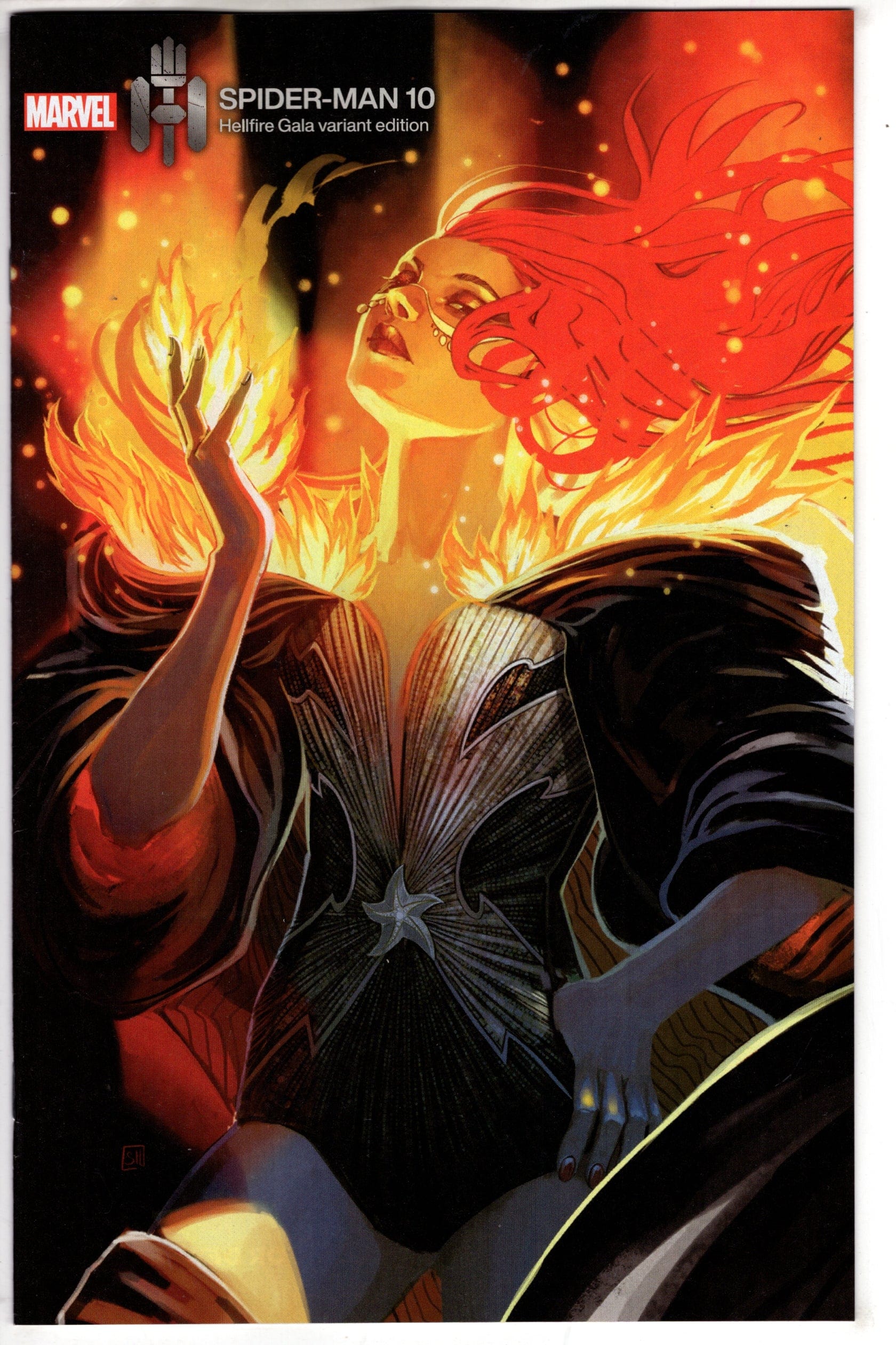 MARVEL PRH COMIC BOOK SPIDER-MAN #10 STEPHANIE HANS HELLFIRE GALA VAR