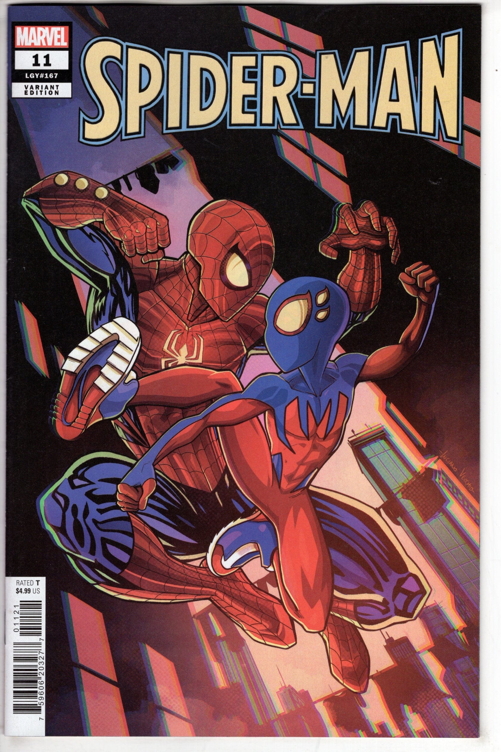 MARVEL PRH COMIC BOOK SPIDER-MAN #11 LUCIANO VECCHIO VAR