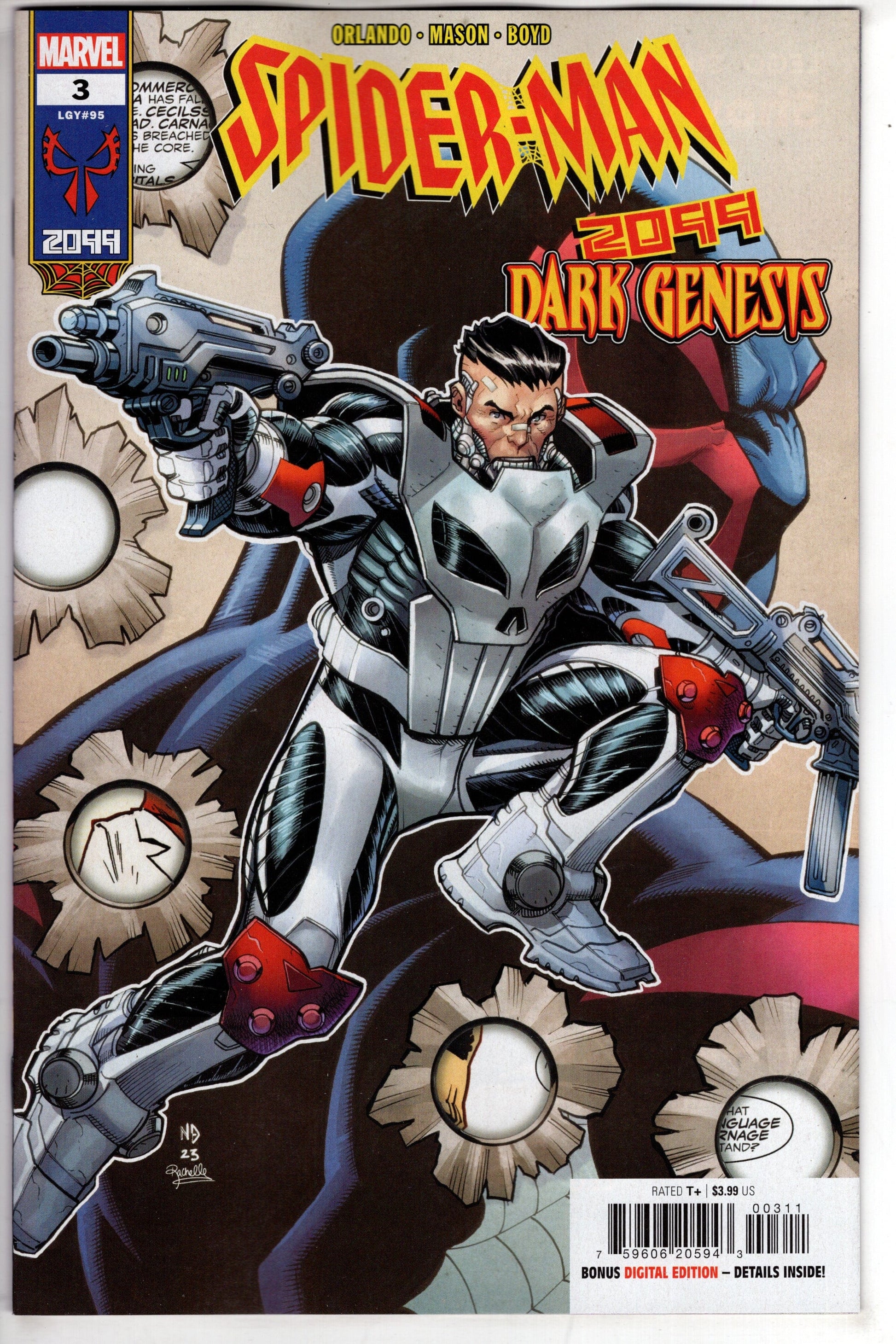 MARVEL PRH COMIC BOOK SPIDER-MAN 2099 DARK GENESIS #3 (OF 5)