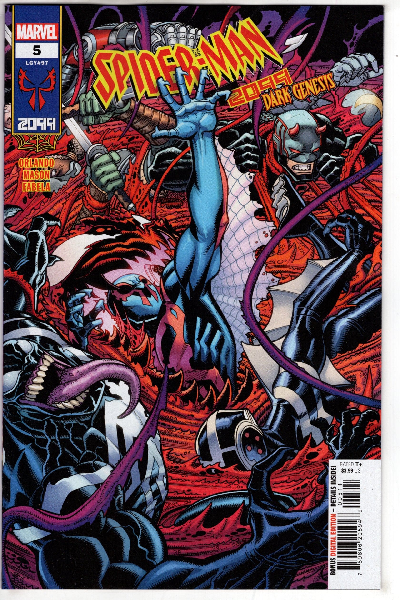 MARVEL PRH COMIC BOOK SPIDER-MAN 2099 DARK GENESIS #5 (OF 5)