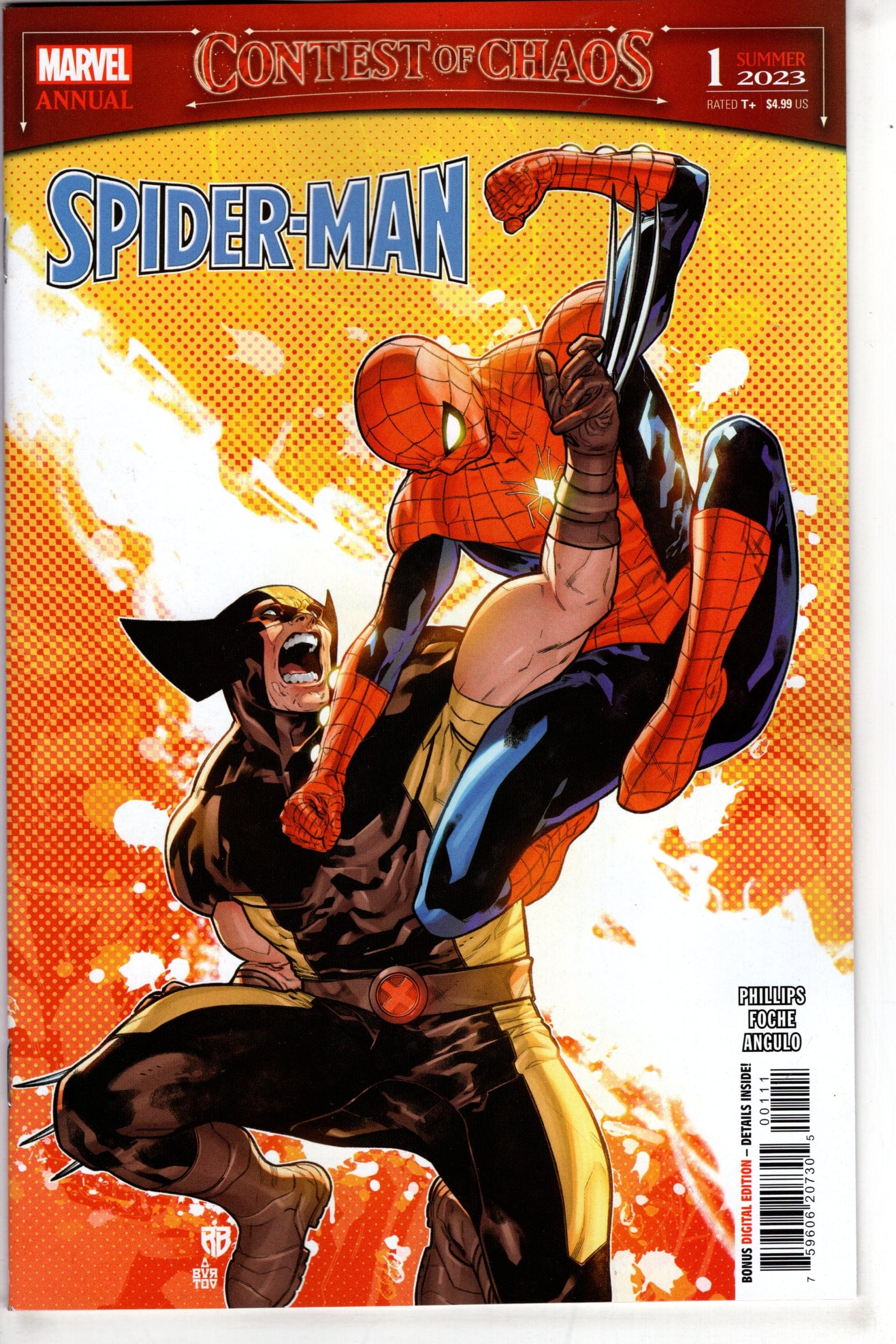 MARVEL PRH COMIC BOOK SPIDER-MAN ANNUAL #1