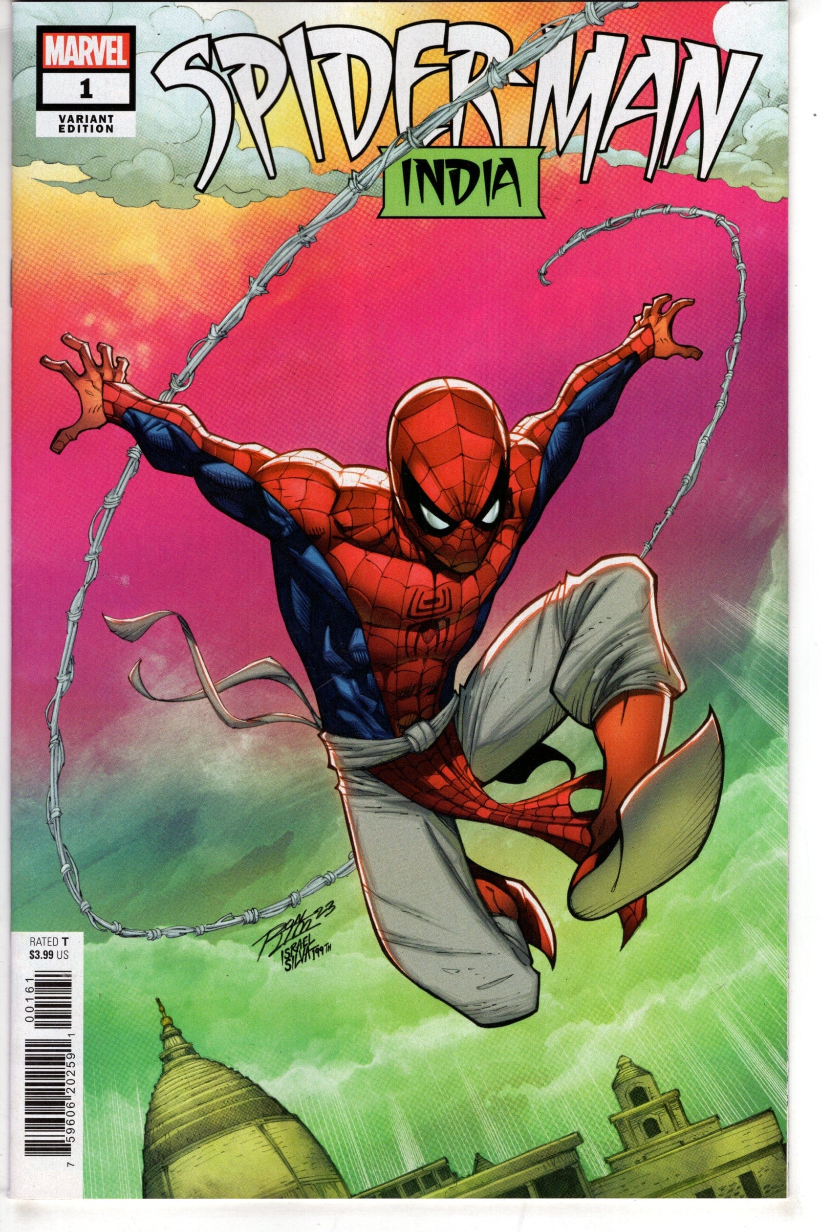 MARVEL PRH COMIC BOOK SPIDER-MAN INDIA #1 (OF 4) RON LIM VAR