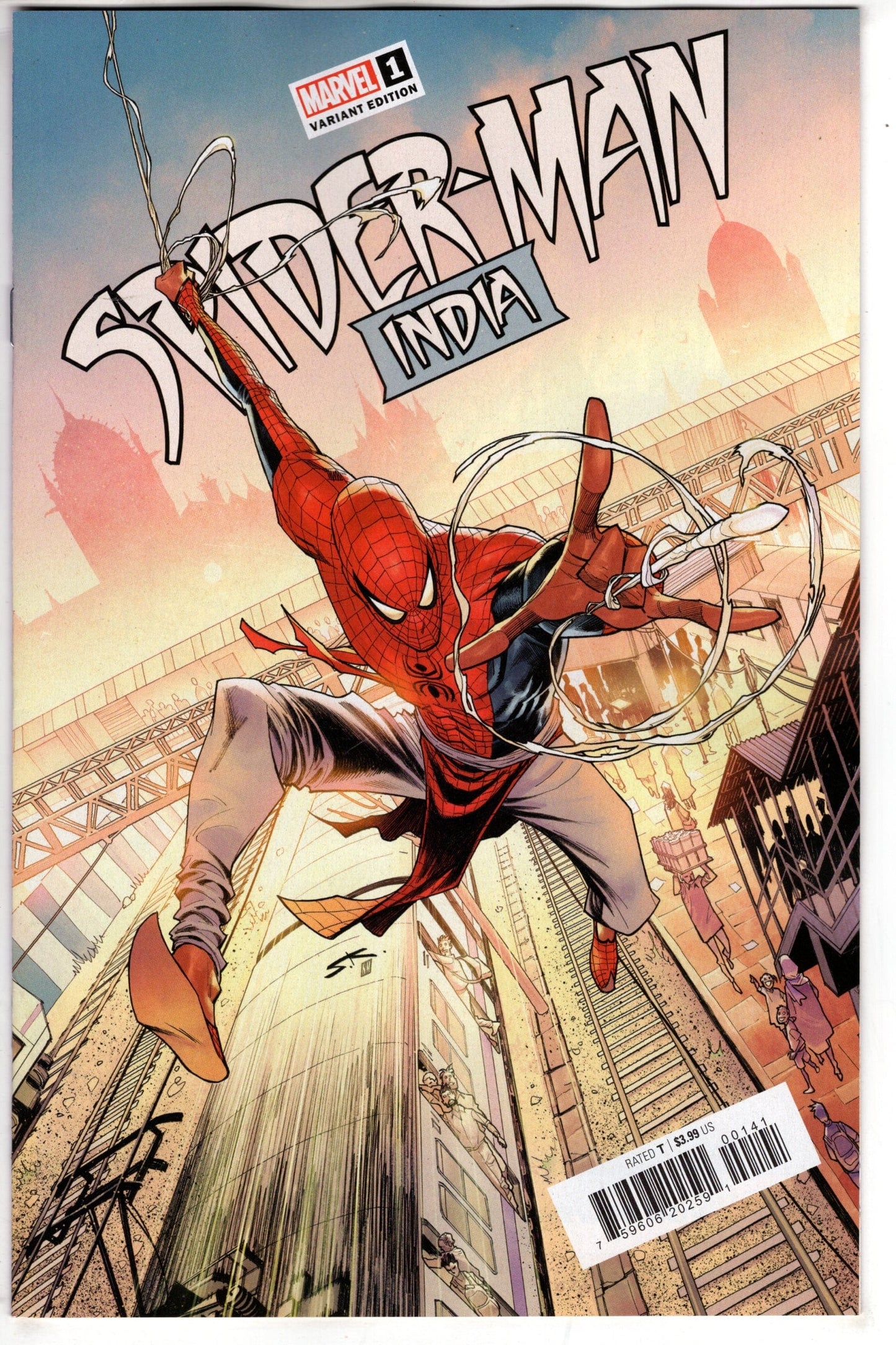 MARVEL PRH COMIC BOOK SPIDER-MAN INDIA #1 (OF 4) SUMIT KUMAR VAR