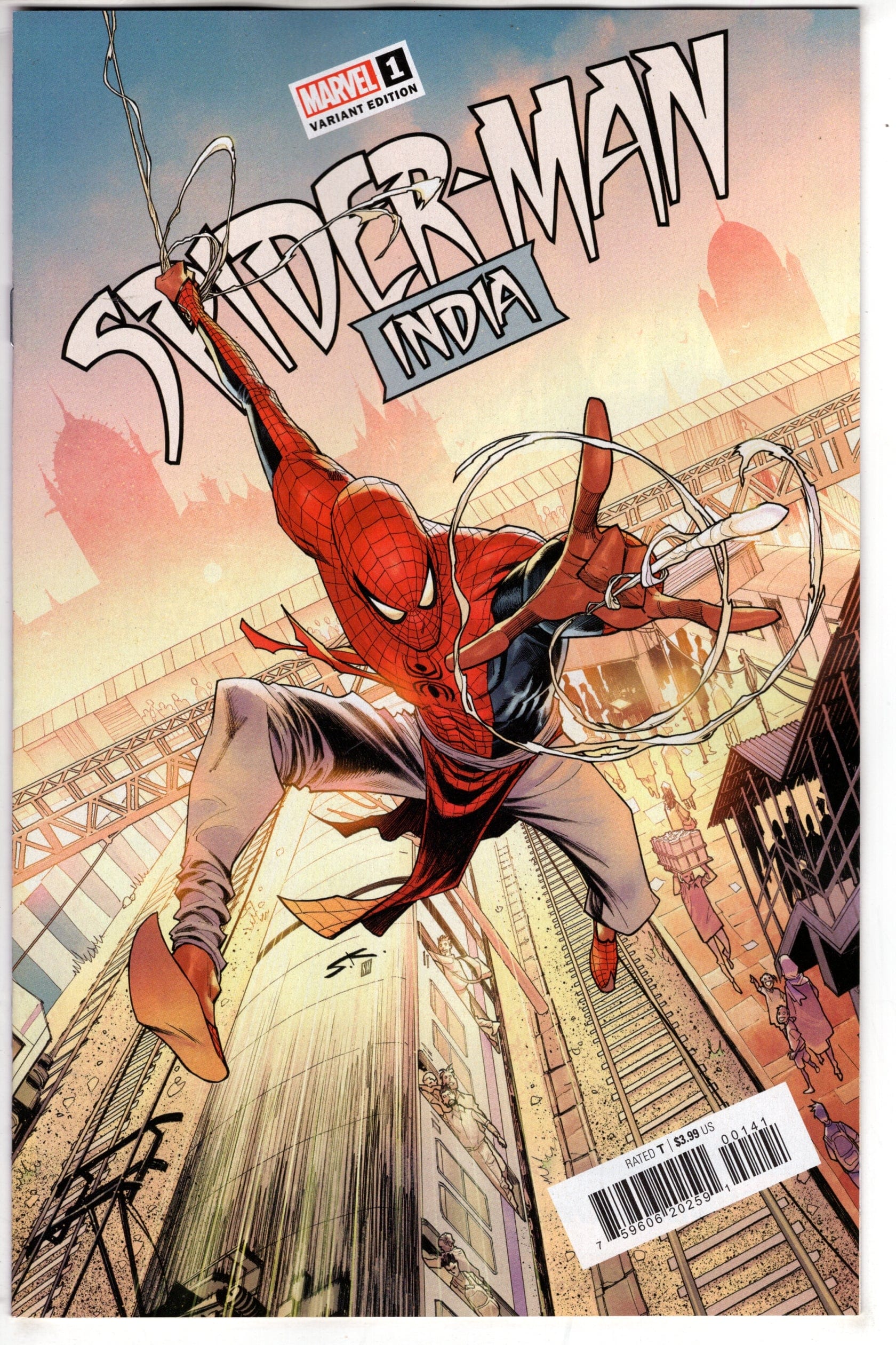 MARVEL PRH COMIC BOOK SPIDER-MAN INDIA #1 (OF 4) SUMIT KUMAR VAR