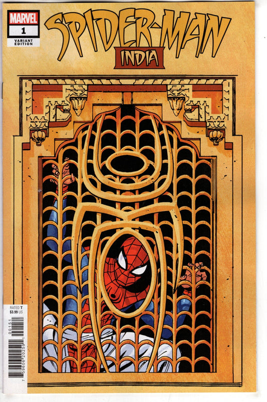 MARVEL PRH COMIC BOOK SPIDER-MAN INDIA #1 (OF 4) TOM REILLY WINDOW SHADES VAR