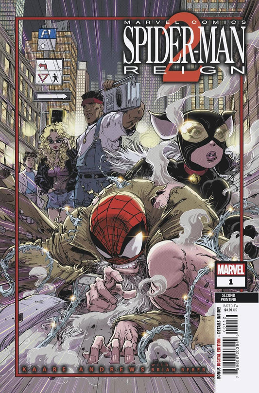 MARVEL PRH COMIC BOOK SPIDER-MAN REIGN 2 #1 (OF 5) 2ND PTG KAARE ANDREWS VAR
