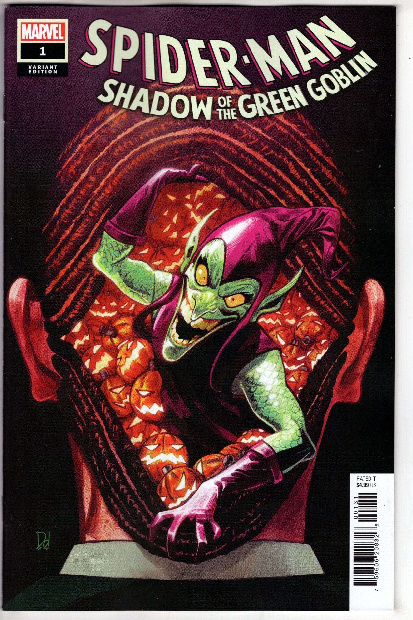 MARVEL PRH COMIC BOOK SPIDER-MAN SHADOW OF GREEN GOBLIN #1 MIKE DEL MUNDO VAR