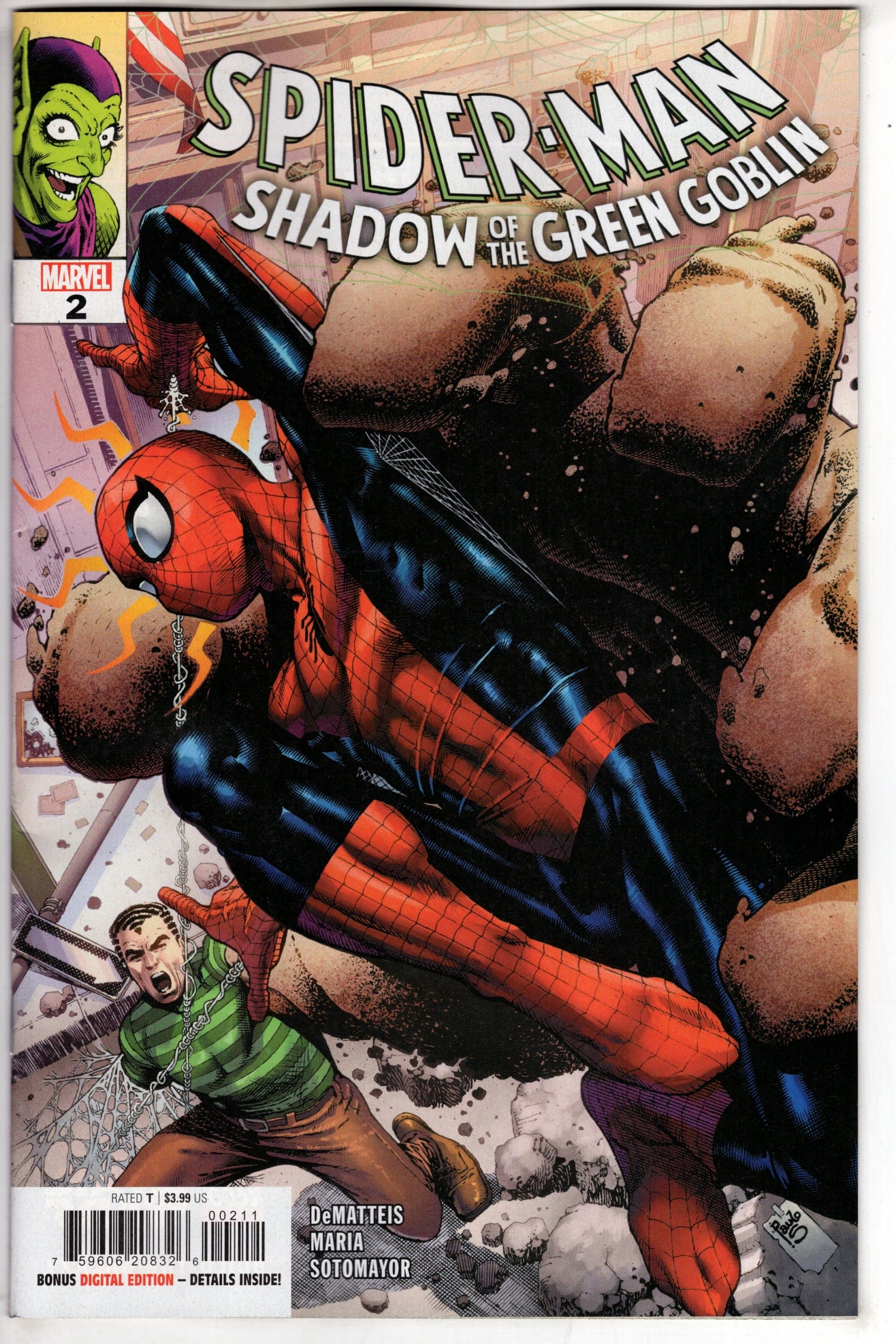 MARVEL PRH COMIC BOOK SPIDER-MAN SHADOW OF GREEN GOBLIN #2