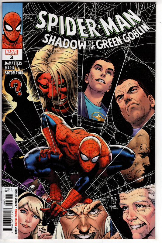 MARVEL PRH COMIC BOOK SPIDER-MAN SHADOW OF GREEN GOBLIN #3