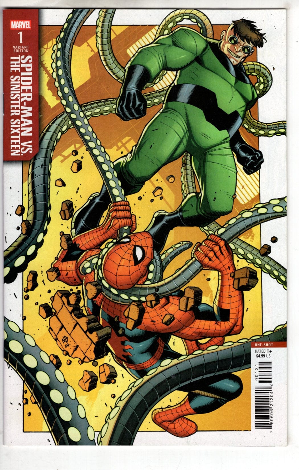 MARVEL PRH COMIC BOOK Spider-Man vs. The Sinister Sixteen #1 Nick Bradshaw Variant (VF/NM)