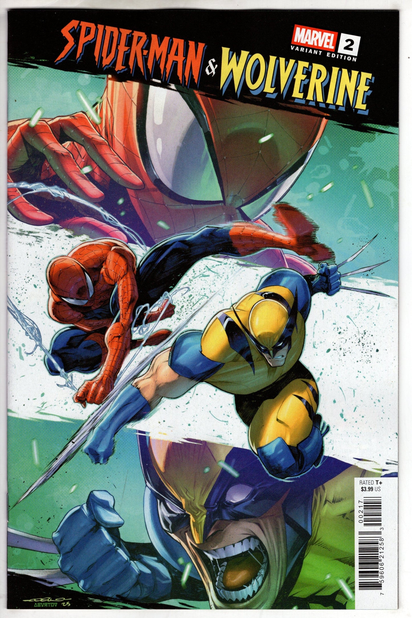 MARVEL PRH COMIC BOOK Spider-Man & Wolverine #2 Iban Coello Variant