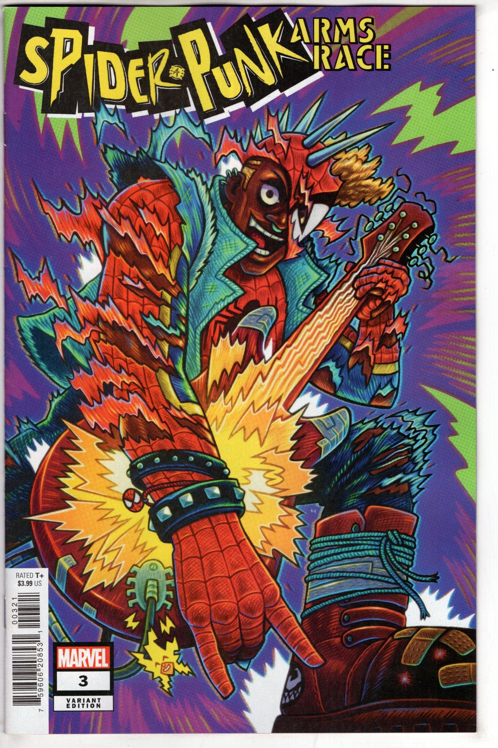 MARVEL PRH COMIC BOOK SPIDER-PUNK #3 DAN HIPP VAR