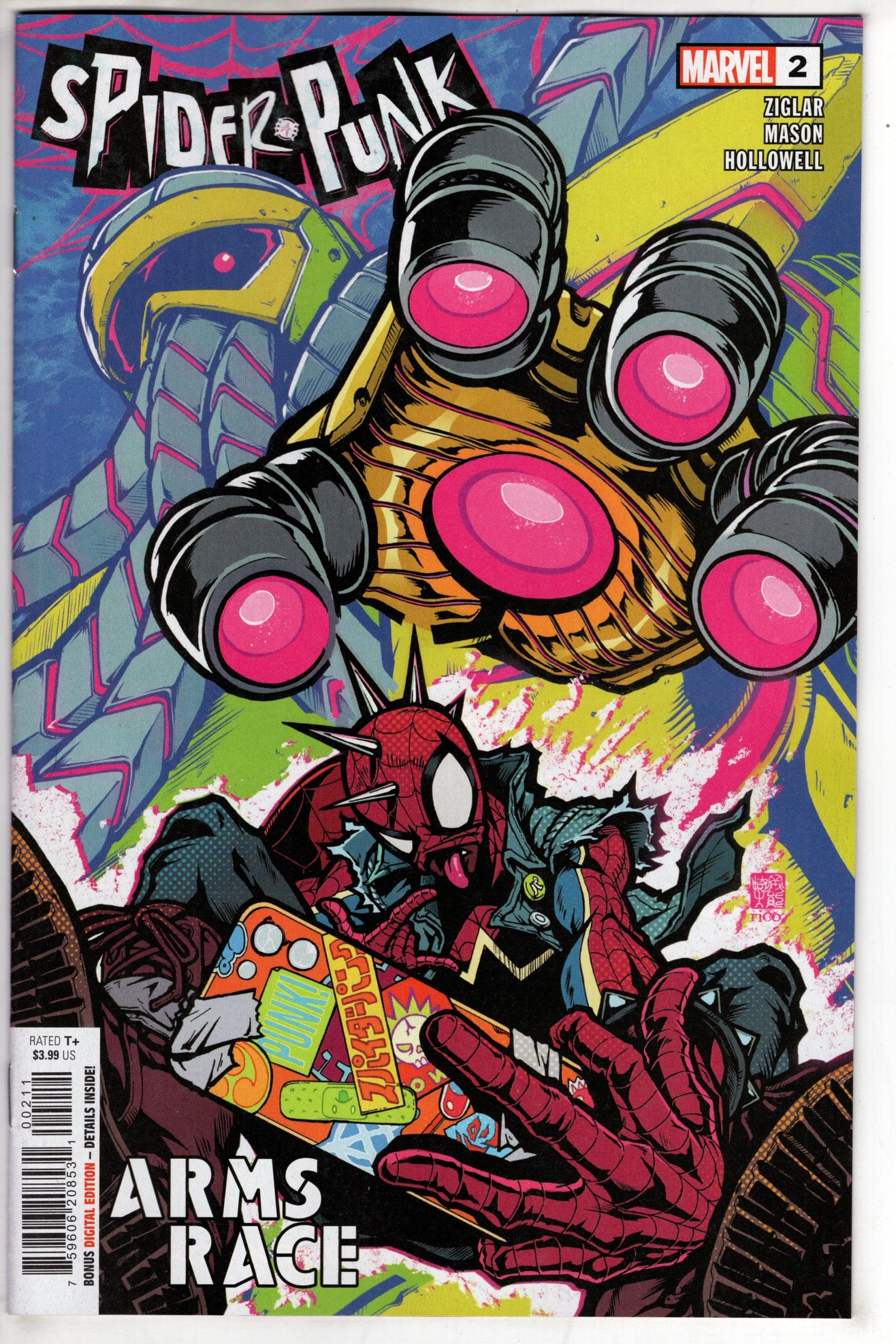 MARVEL PRH COMIC BOOK SPIDER-PUNK ARMS RACE #2