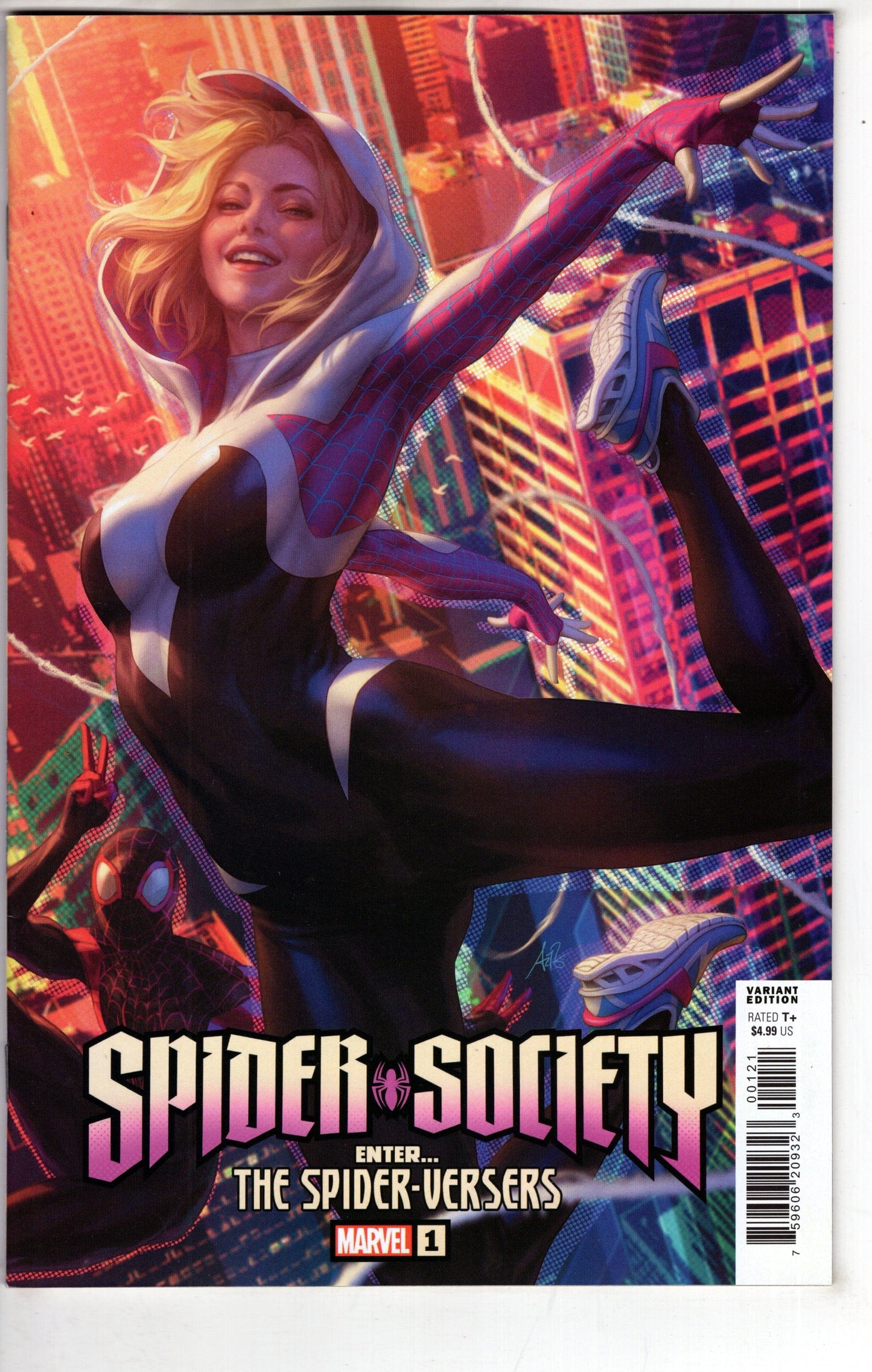 MARVEL PRH COMIC BOOK SPIDER-SOCIETY #1 (OF 4) ARTGERM SPIDER-GWEN VAR