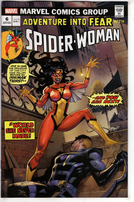 MARVEL PRH COMIC BOOK SPIDER-WOMAN #6 BELEN ORTEGA VAMPIRE VARIANT