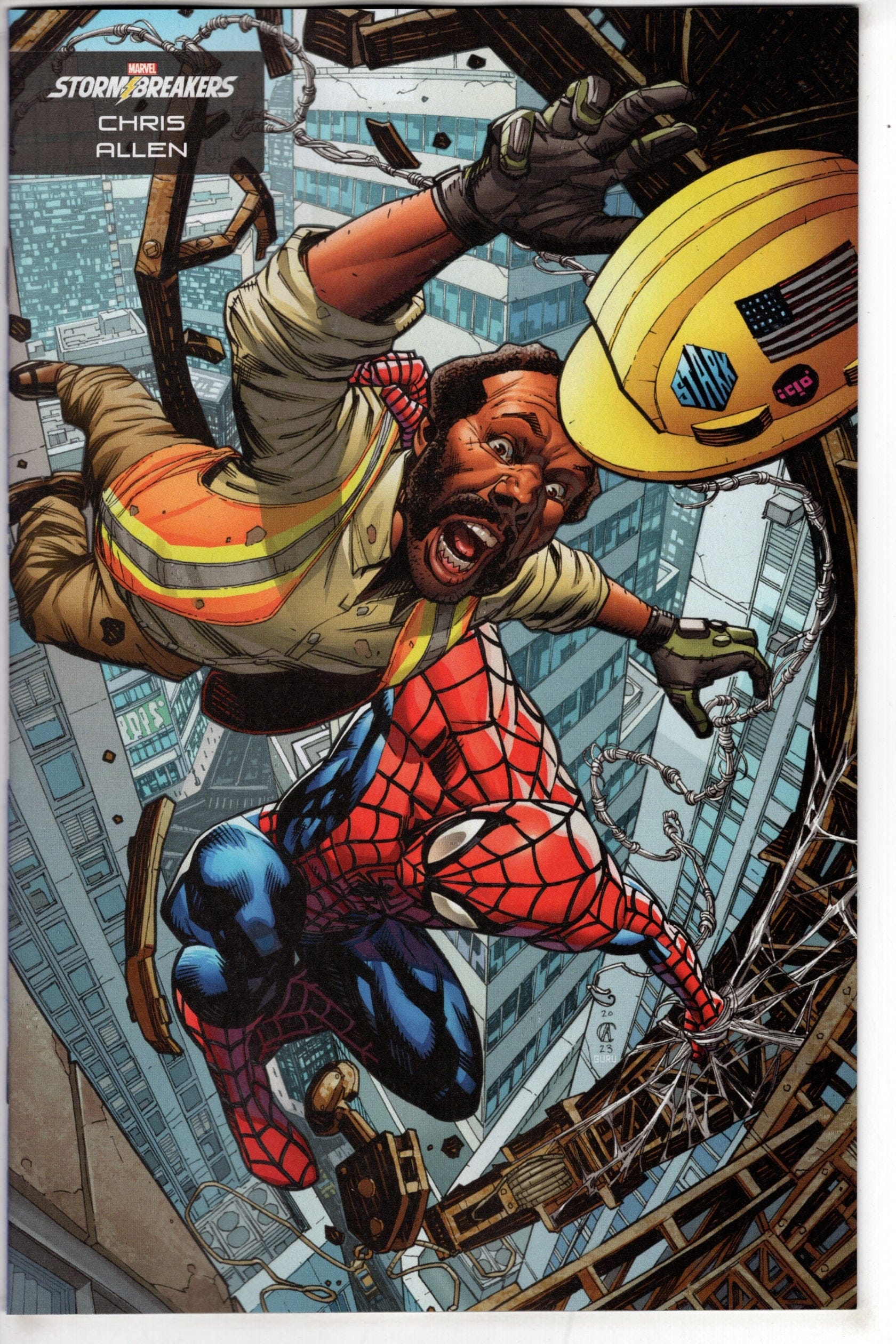 MARVEL PRH COMIC BOOK SPINE-TINGLING SPIDER-MAN #2 CHRIS ALLEN STORMBREAKERS VAR