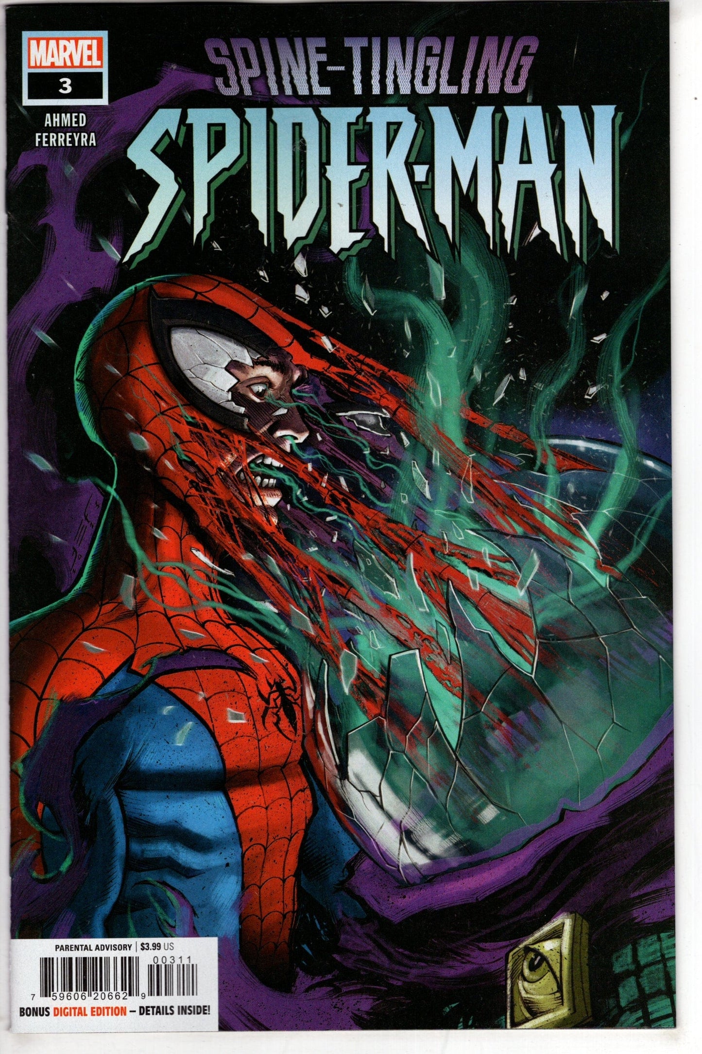 MARVEL PRH COMIC BOOK SPINE-TINGLING SPIDER-MAN #3