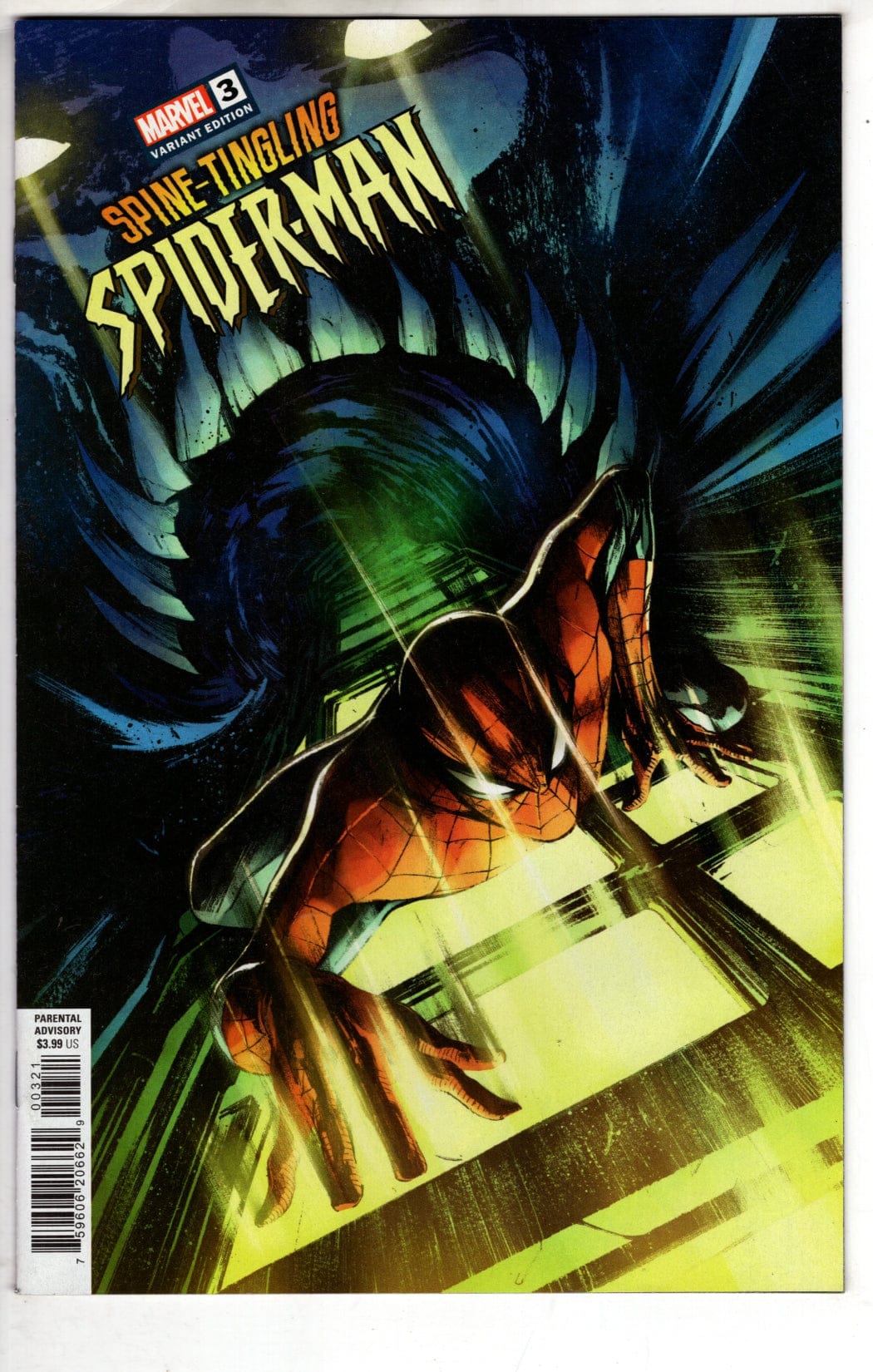 MARVEL PRH COMIC BOOK SPINE-TINGLING SPIDER-MAN #3 VAR (VF/NM)
