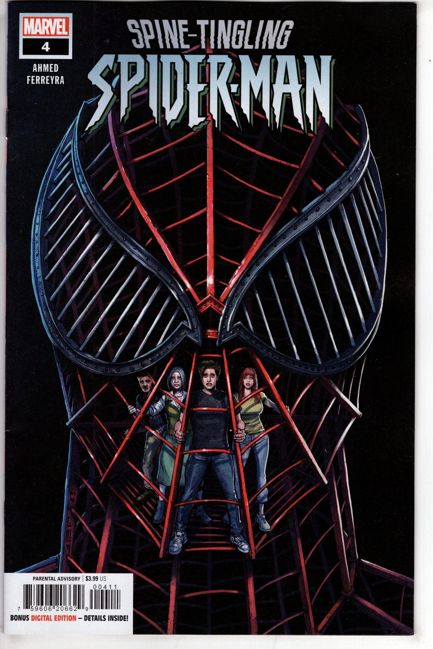 MARVEL PRH COMIC BOOK SPINE-TINGLING SPIDER-MAN #4
